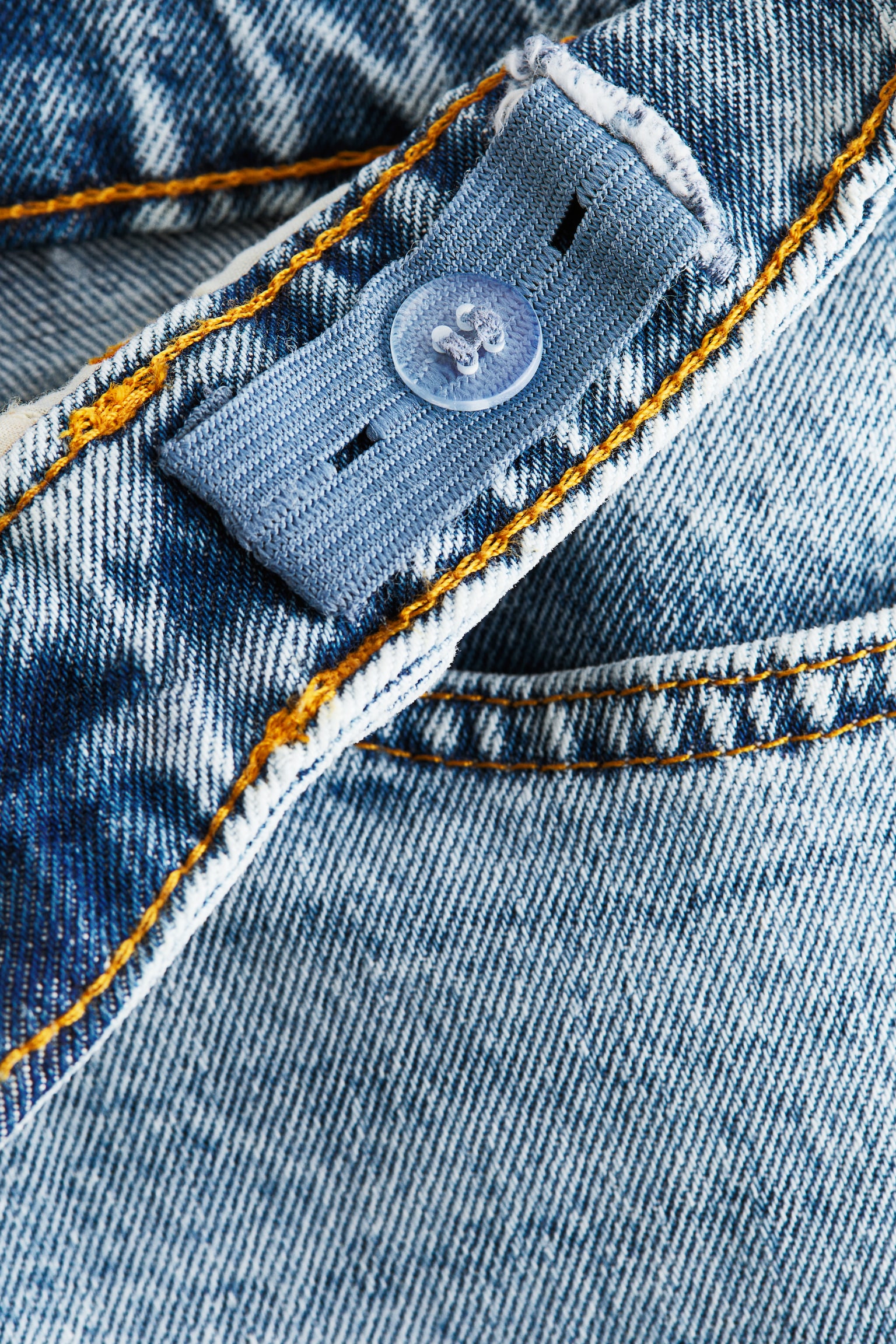 Denim short - Bleek denimblauw/Denimblauw/Washed zwart - 3