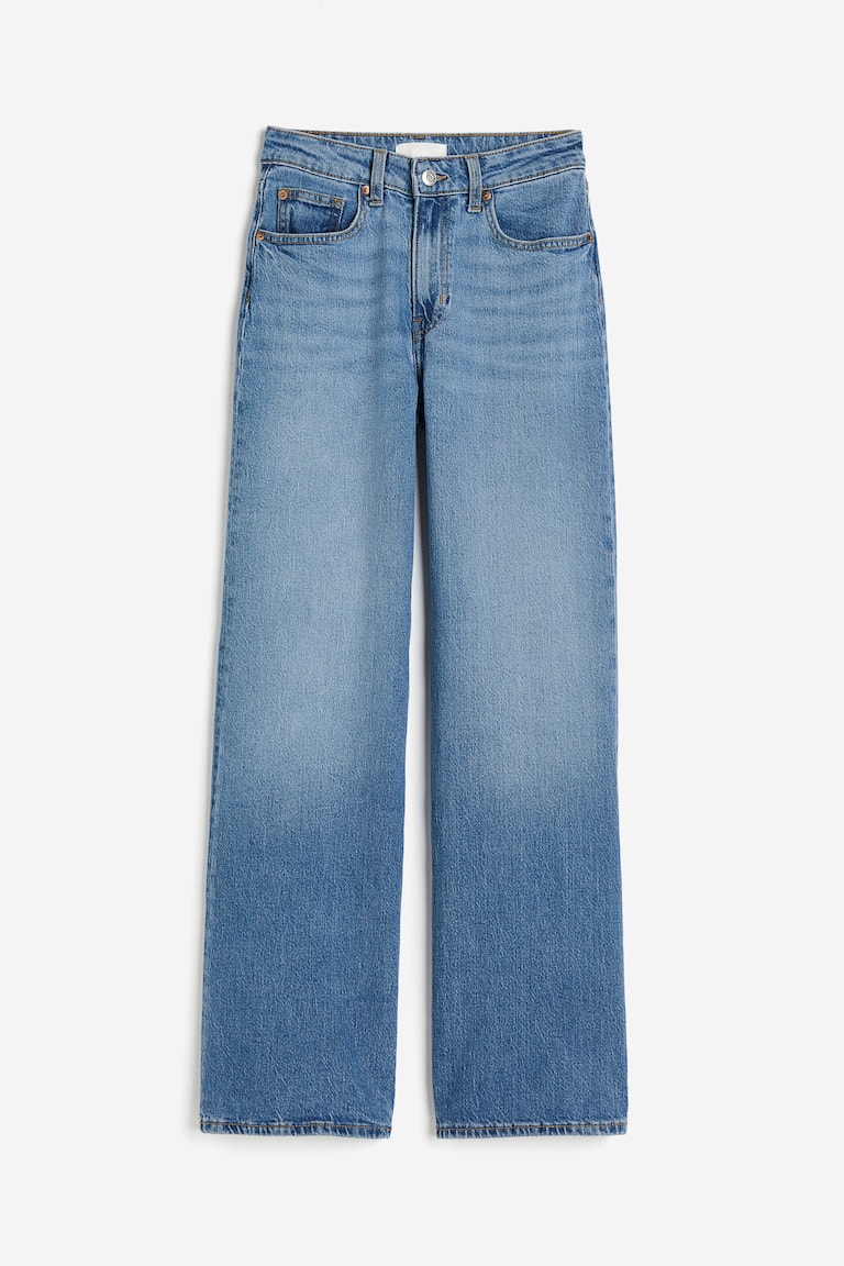 Wide High Jeans