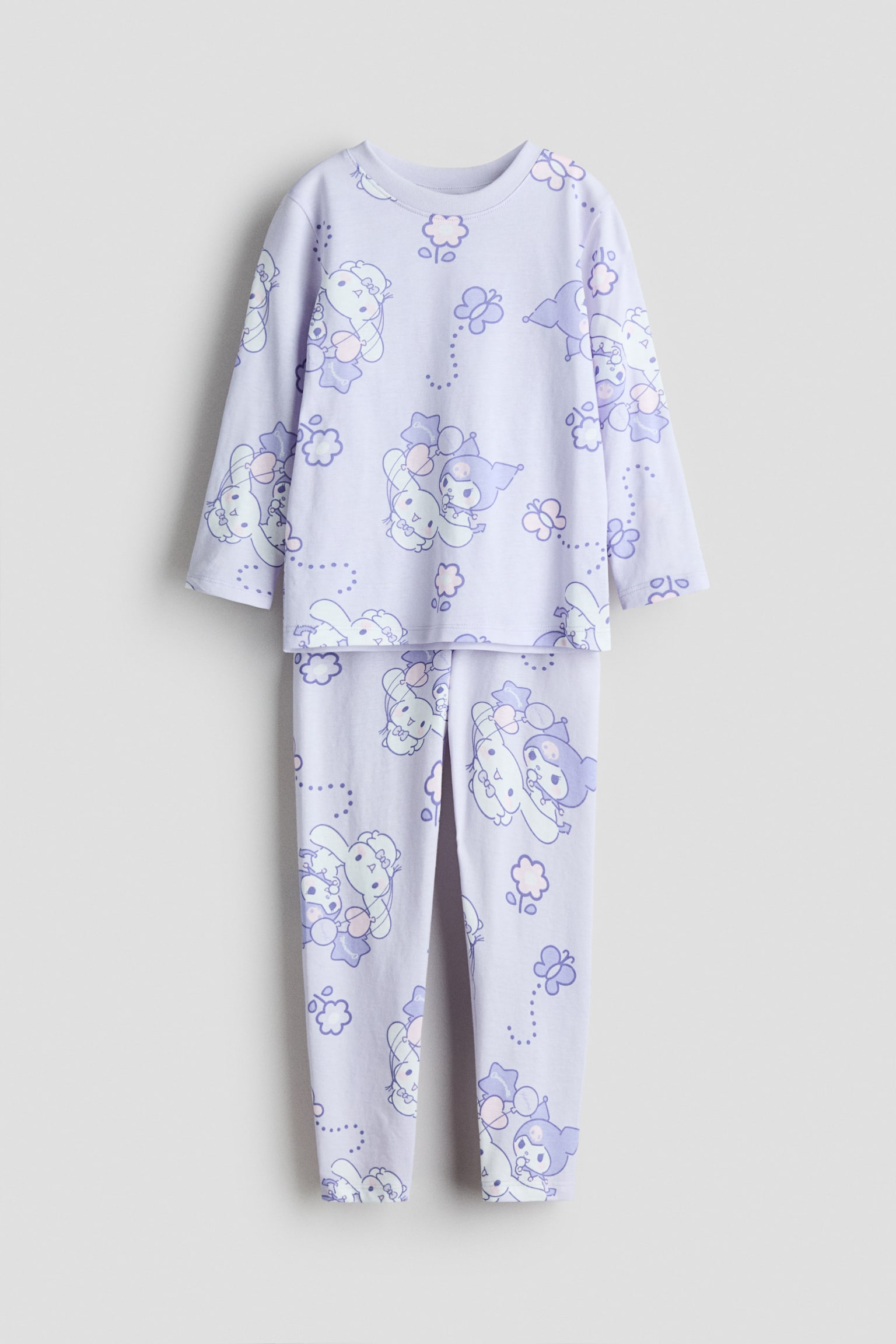 Printed cotton pyjamas - Light purple/Kuromi/Light blue/Cinnamoroll