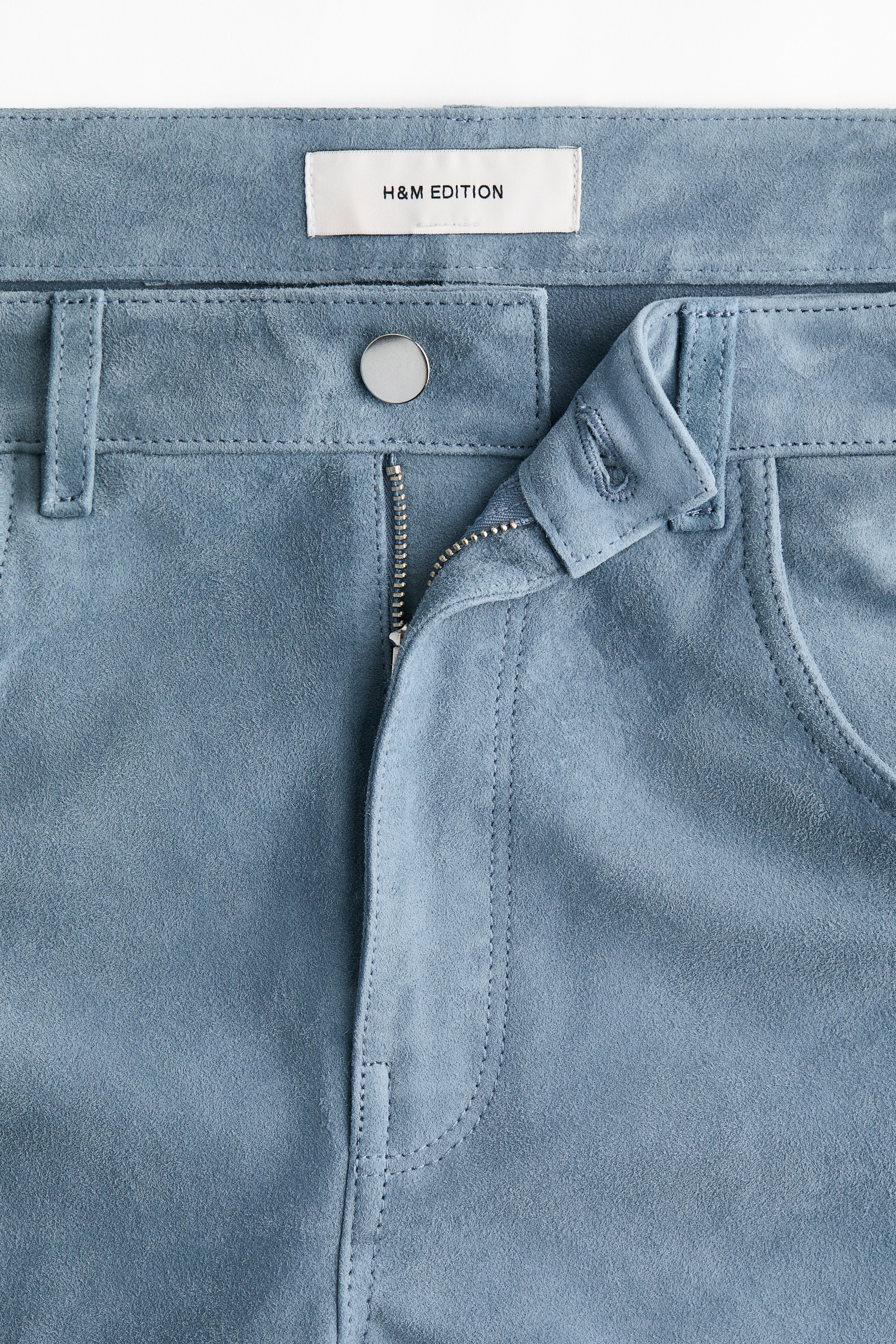 Suede trousers