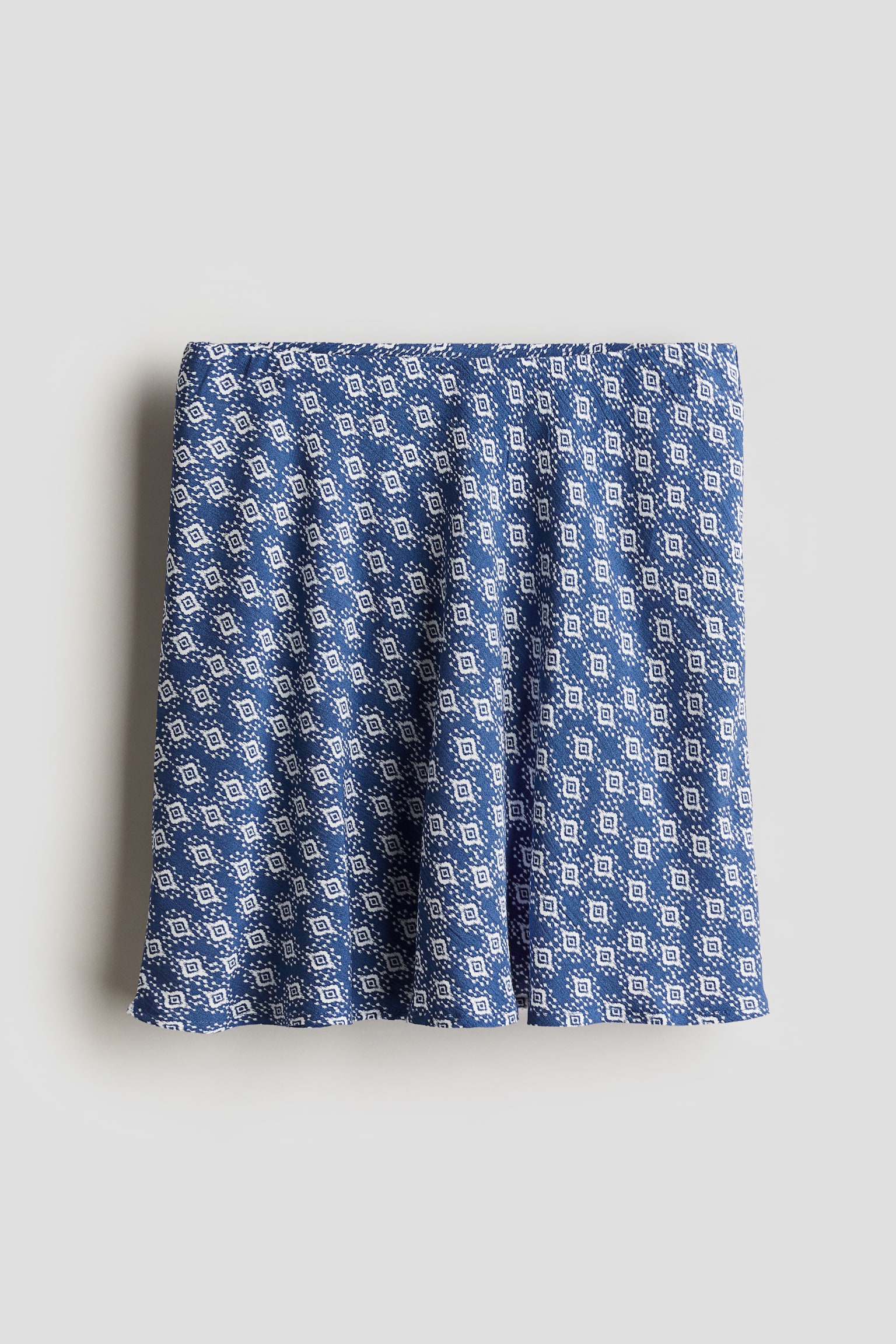 A-line Skirt - Blue/patterned/Black - 1