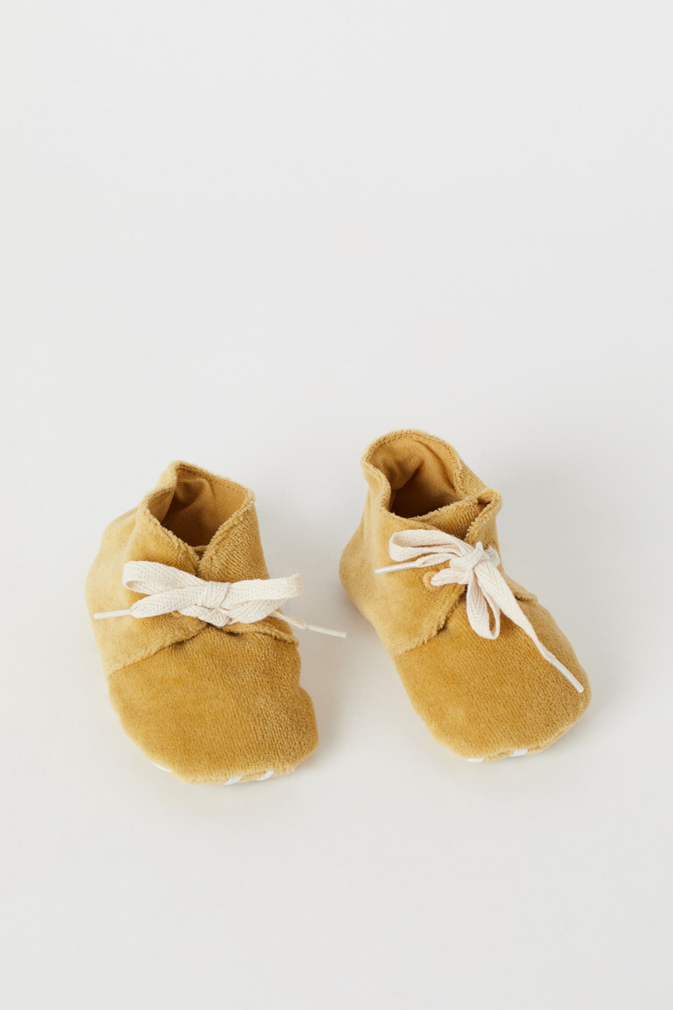 View larger image: Soft cotton shoes - Mustard yellow - Kids | H&M 1