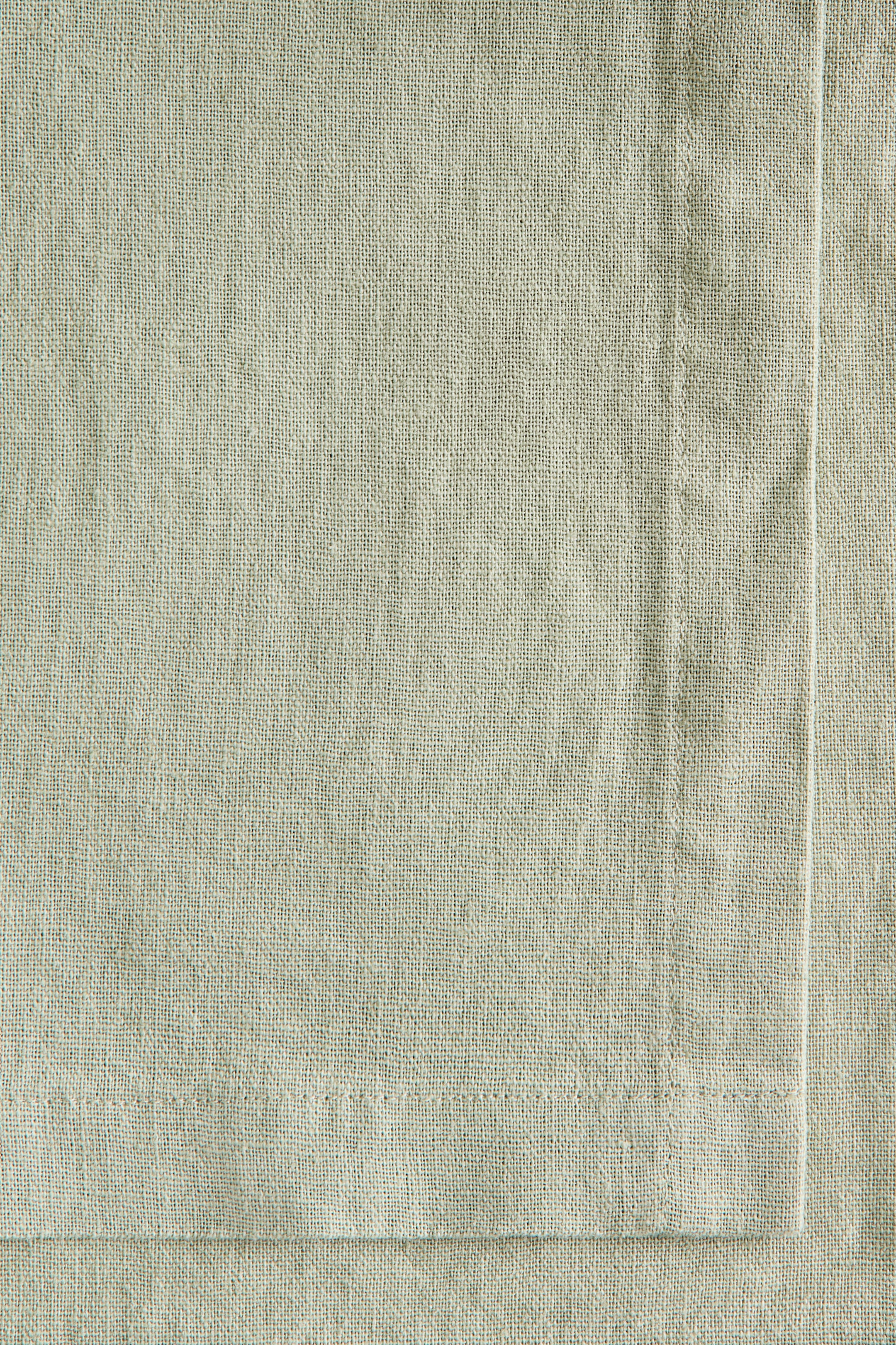 拡大画像を表示: Linen-blend tablecloth - セージグリーン - Home All | H&M JP 4