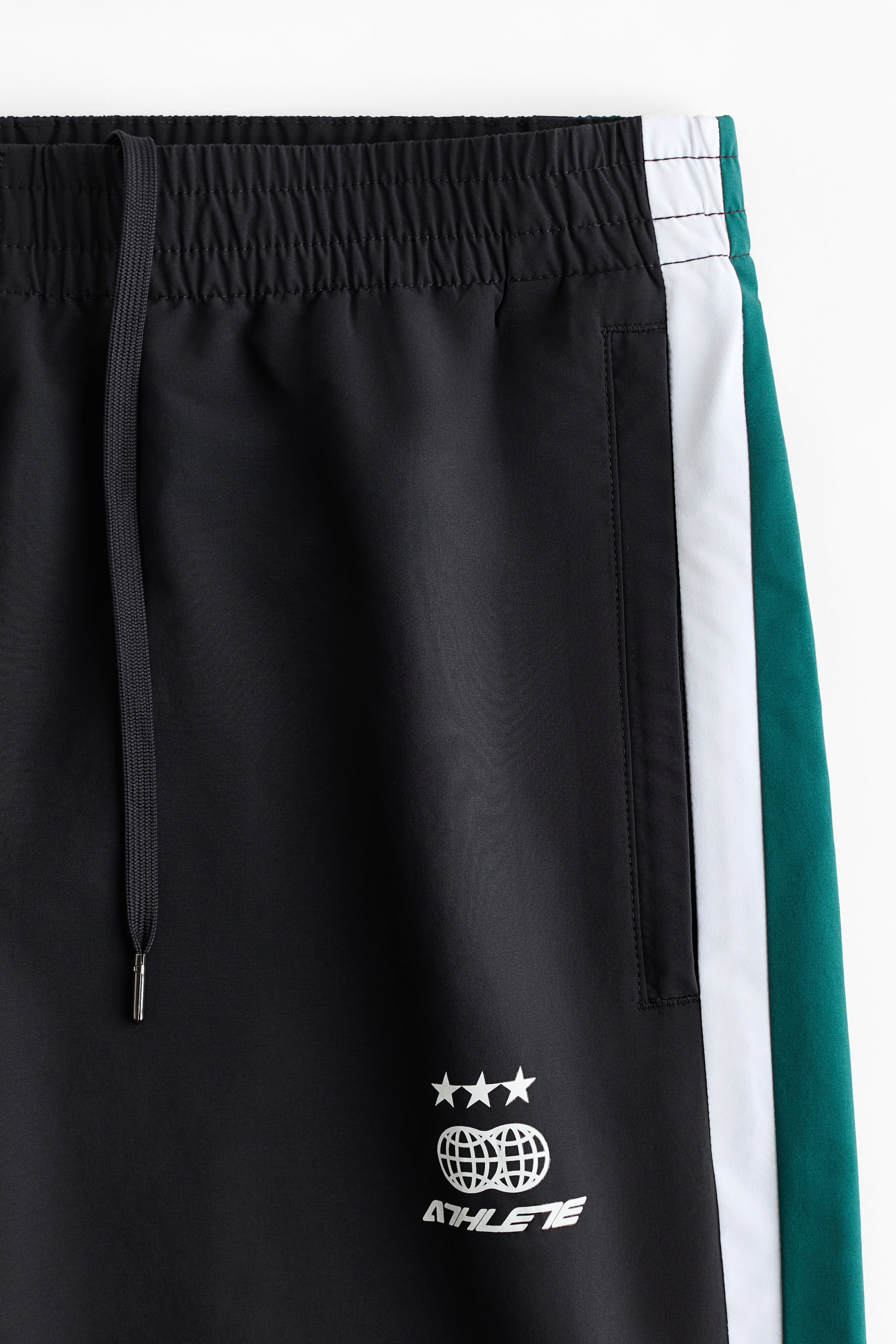 Relaxed-Fit Printed-Motif Track Pants