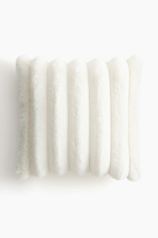 Fluffy kussenhoes - Wit - 1
