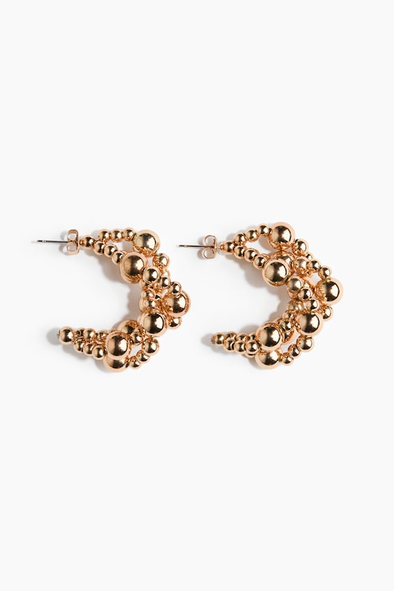 Женские серьги-кольца H&M Bubble Hoop