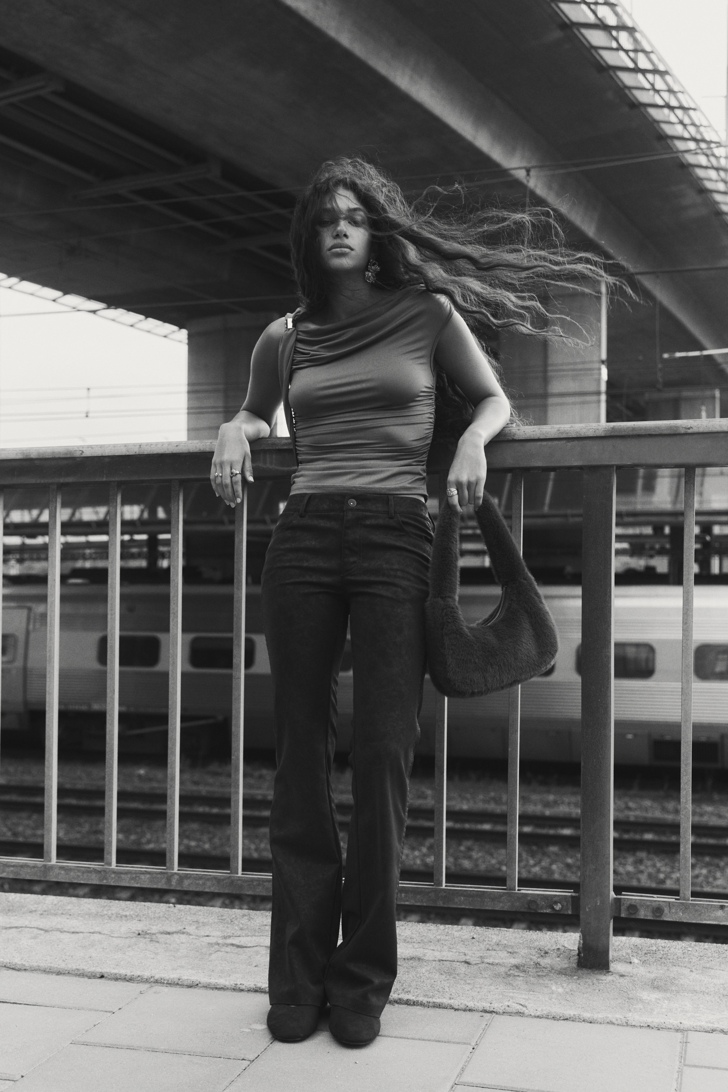 Flared trousers