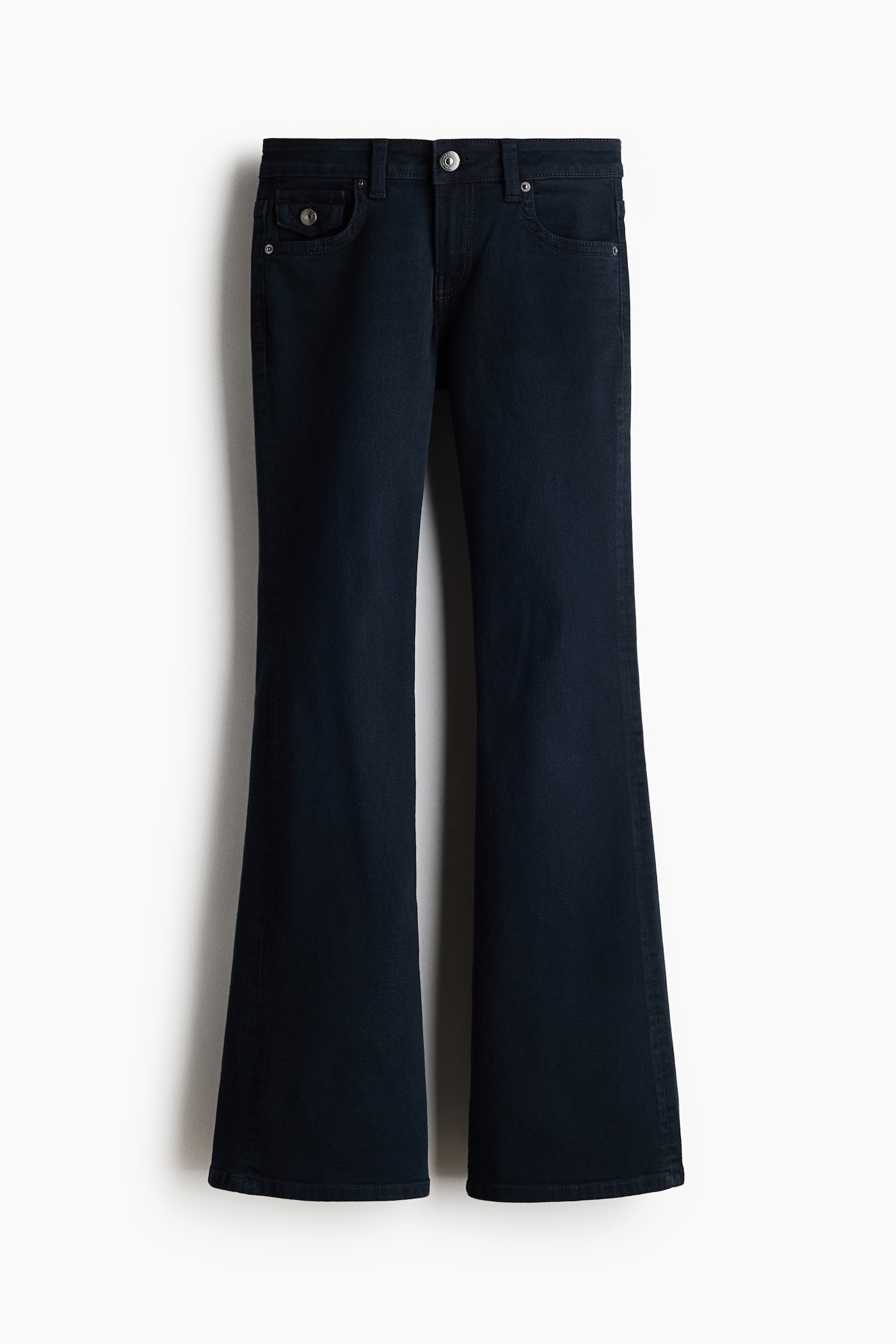 Flared Low Waist Jeans - Σκούρο μπλε denim/Σκούρο μπλε denim/Ανοιχτό μπλε denim/Μαύρο/Σκούρο μπλε denim - 1