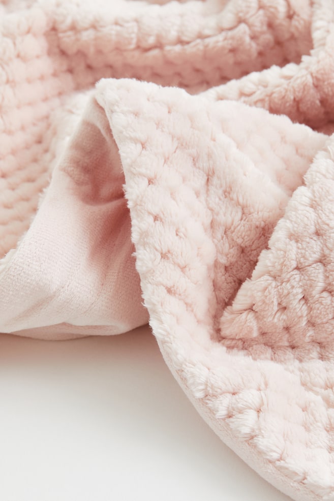 Fleece blanket - Light pink - 3