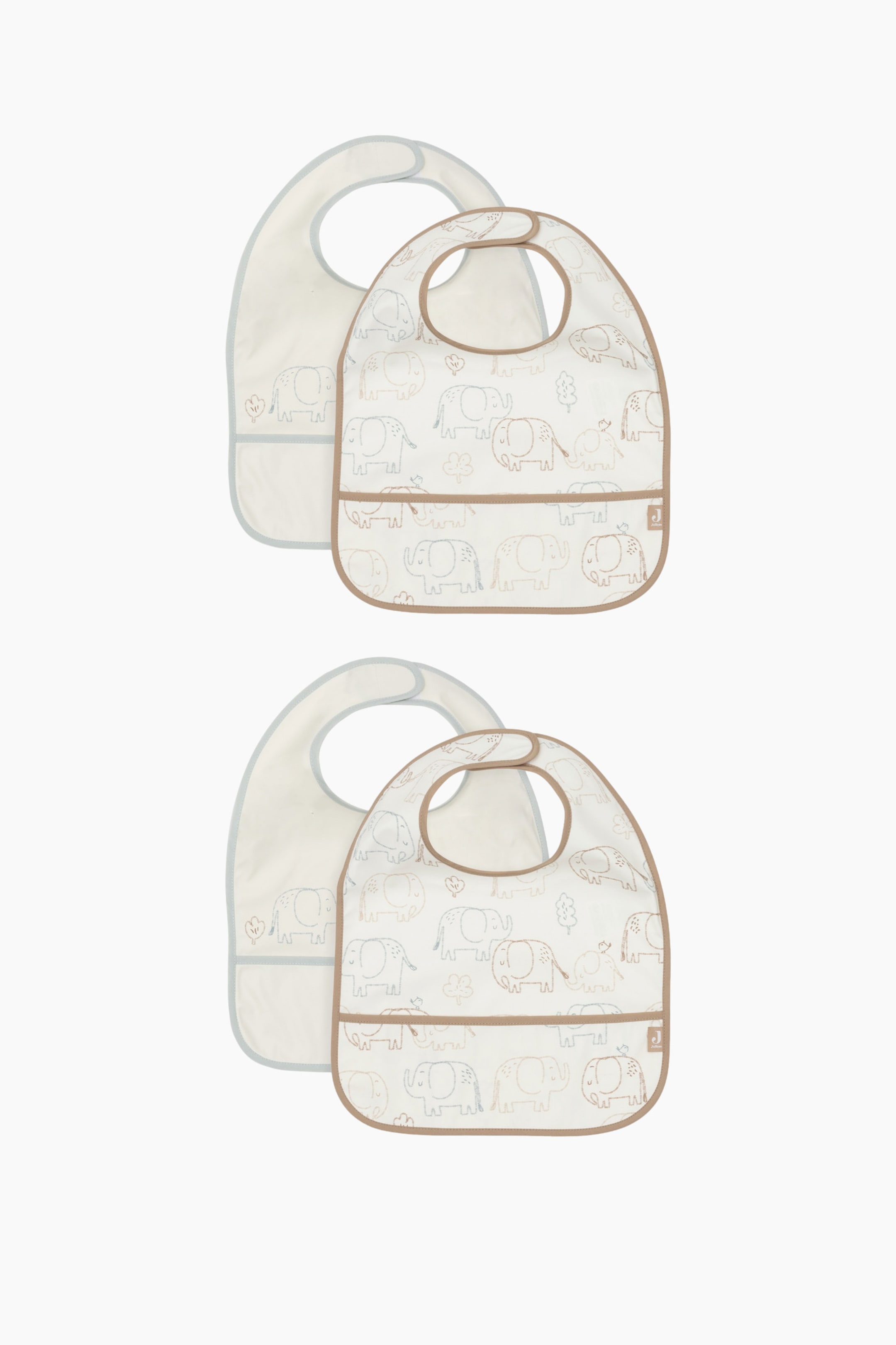 Größeres Bild anzeigen: Lätzchen Wasserdicht - 4 Pack - Elephant Tales - Jollein - Home All | H&M AT 1