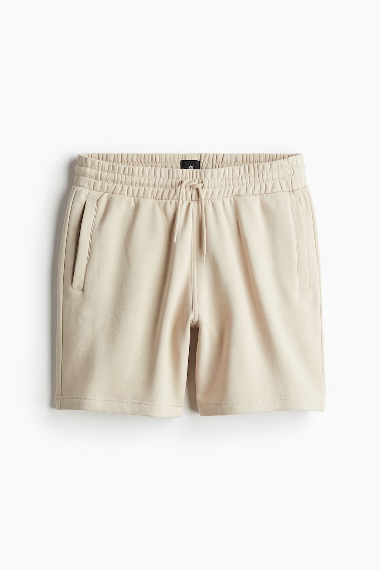 Shorts in felpa Regular Fit Beige chiaro UOMO H&M IT