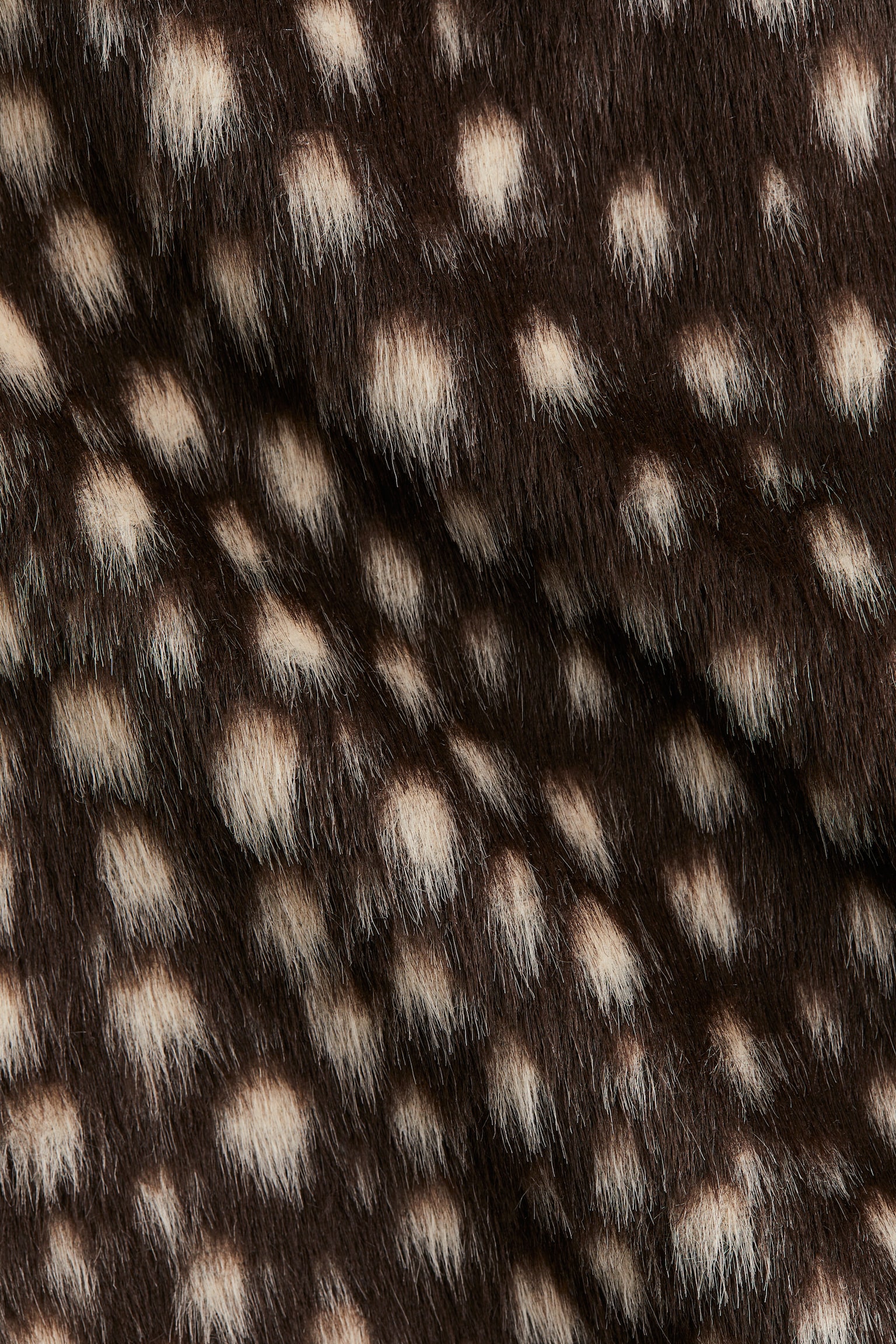 Fuzzy skirt - Dark brown/Spotted/Brown/Leopard print - 4