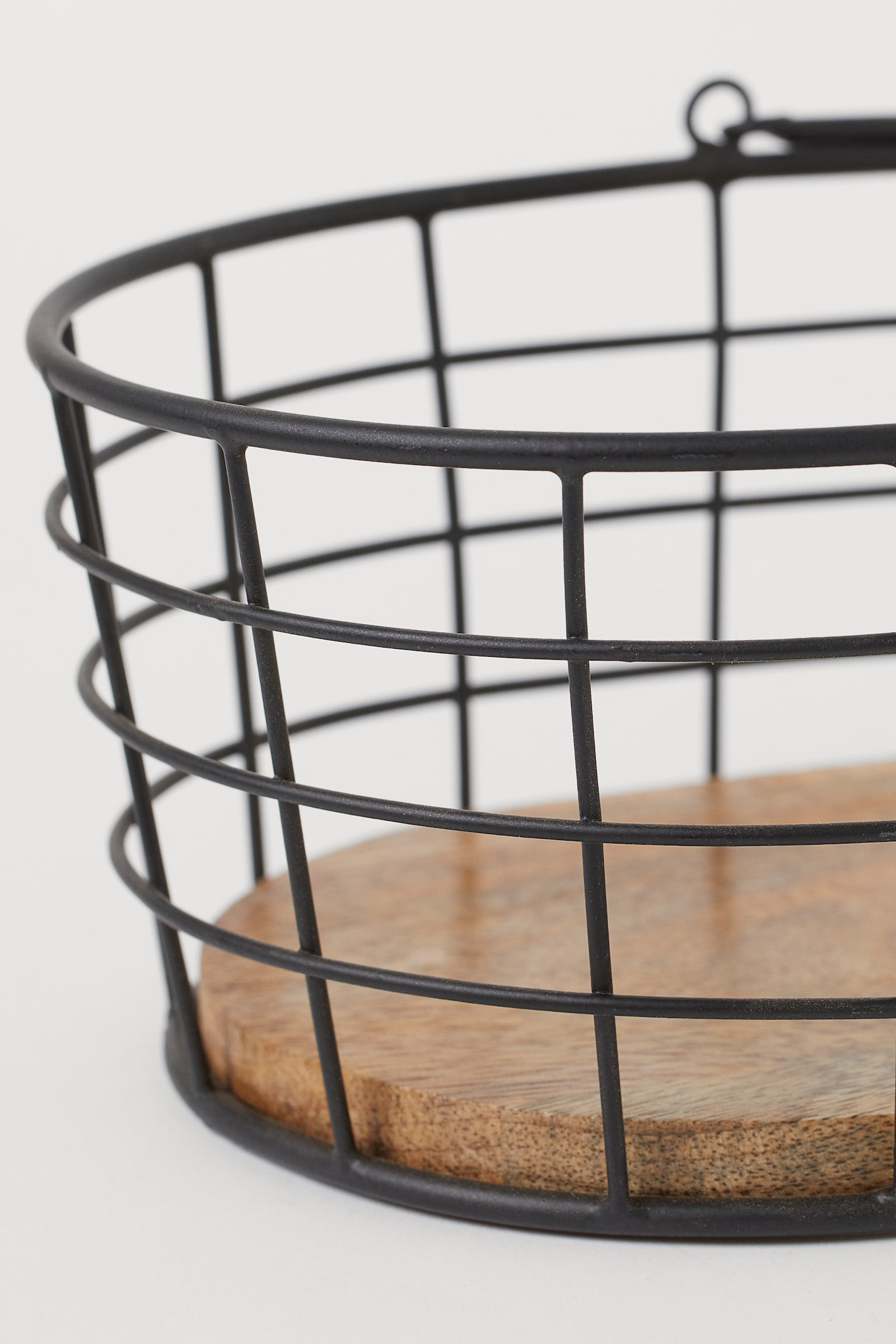 Small metal storage basket - Black - 3