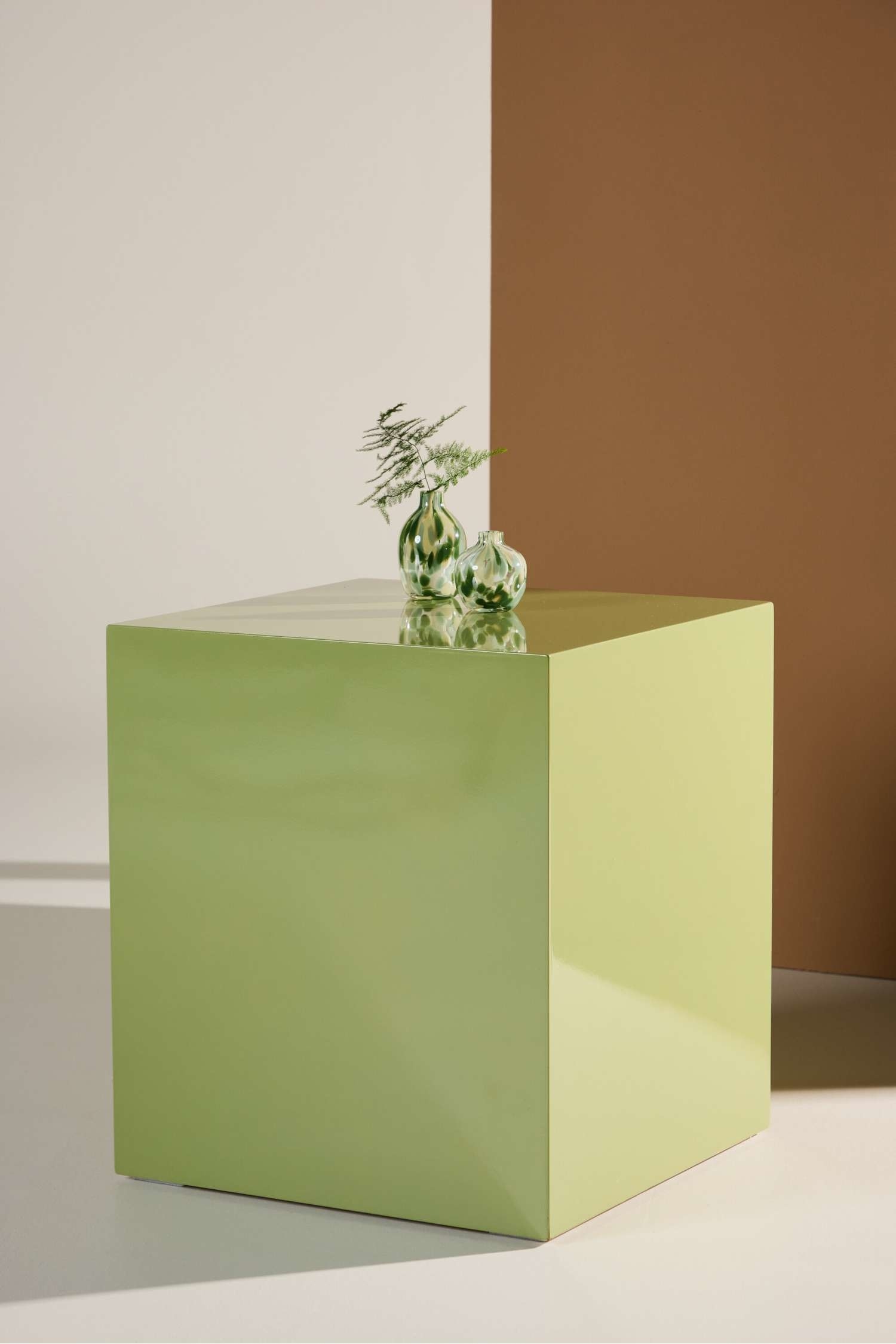 York Sofa Table - Mdf, Light Green/Mdf, Light Yellow