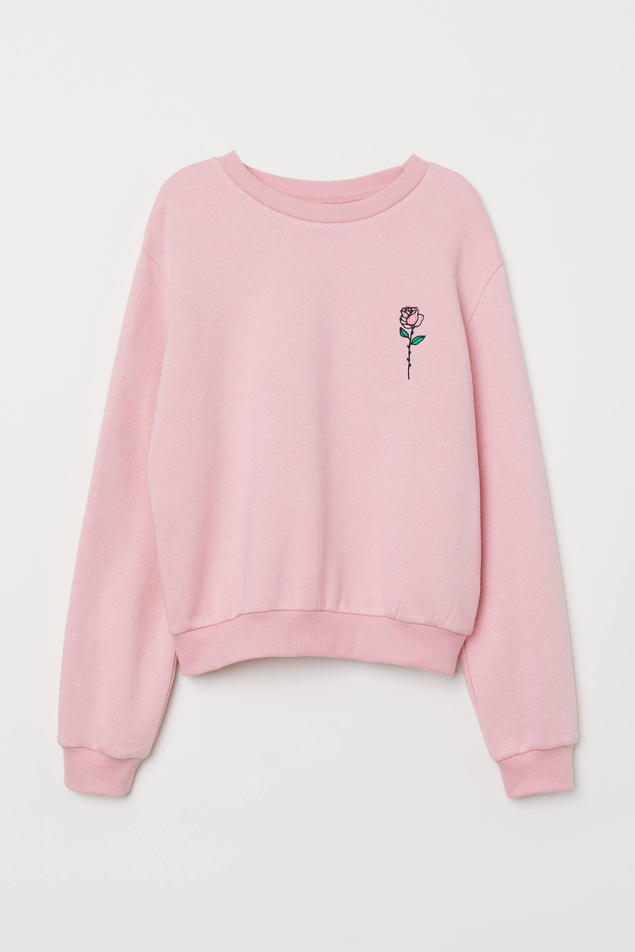 Größeres Bild ansehen: Kurzes Sweatshirt - Rosa/Rose - Ladies | H&M DE 1