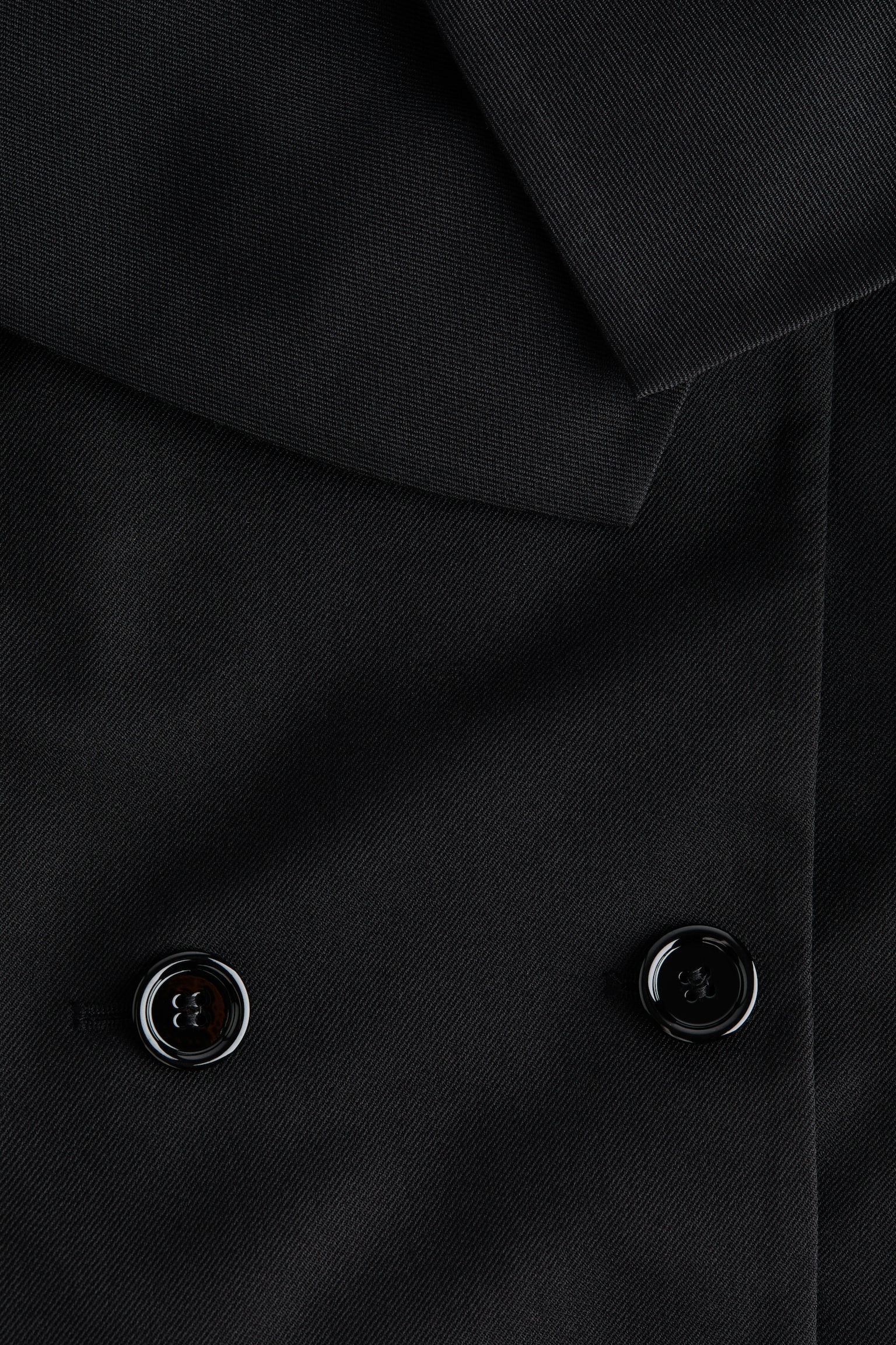 Blazer a los hombros - Negro - 2