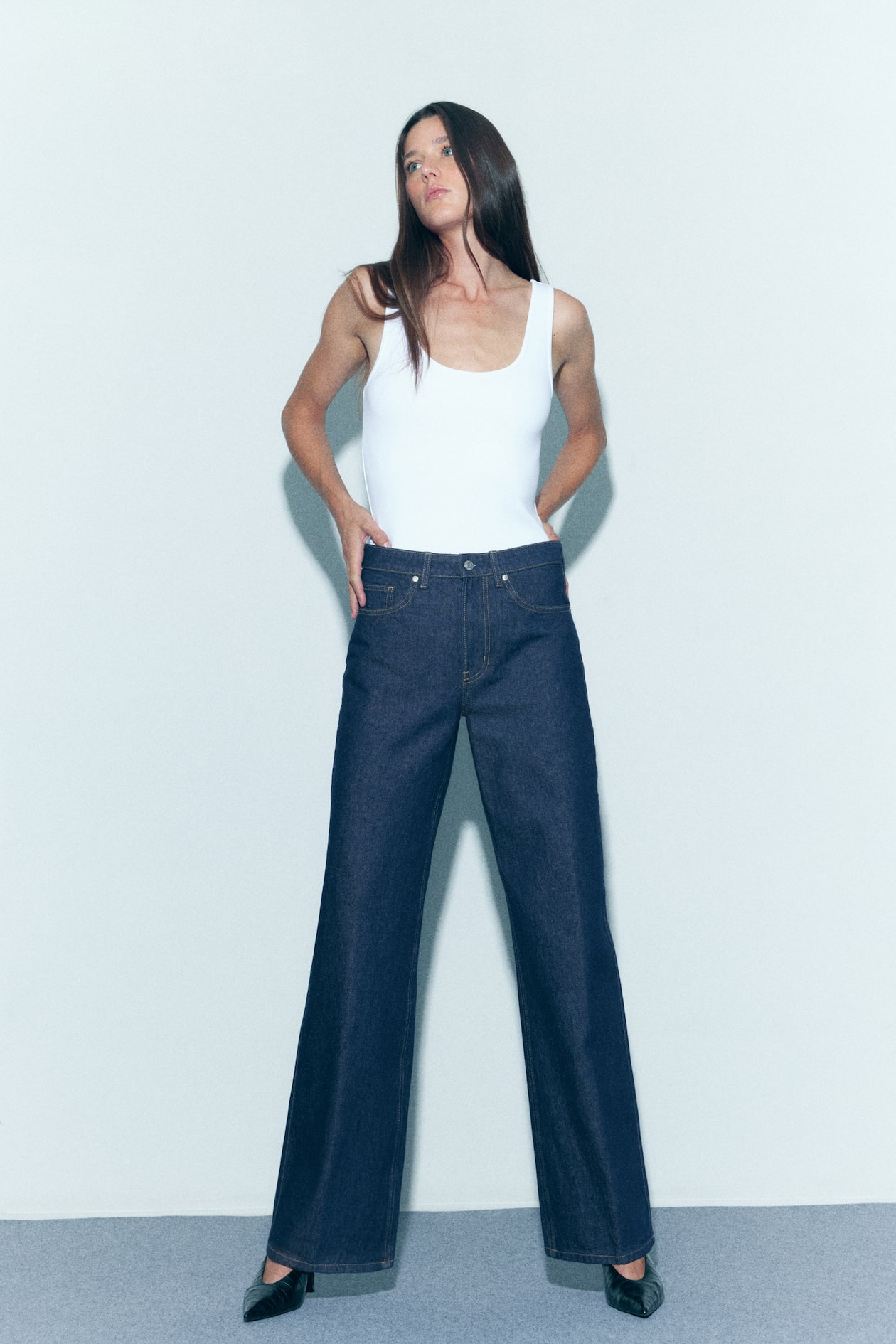 Ava Ultra High Rise Wide Leg Jeans - image 2