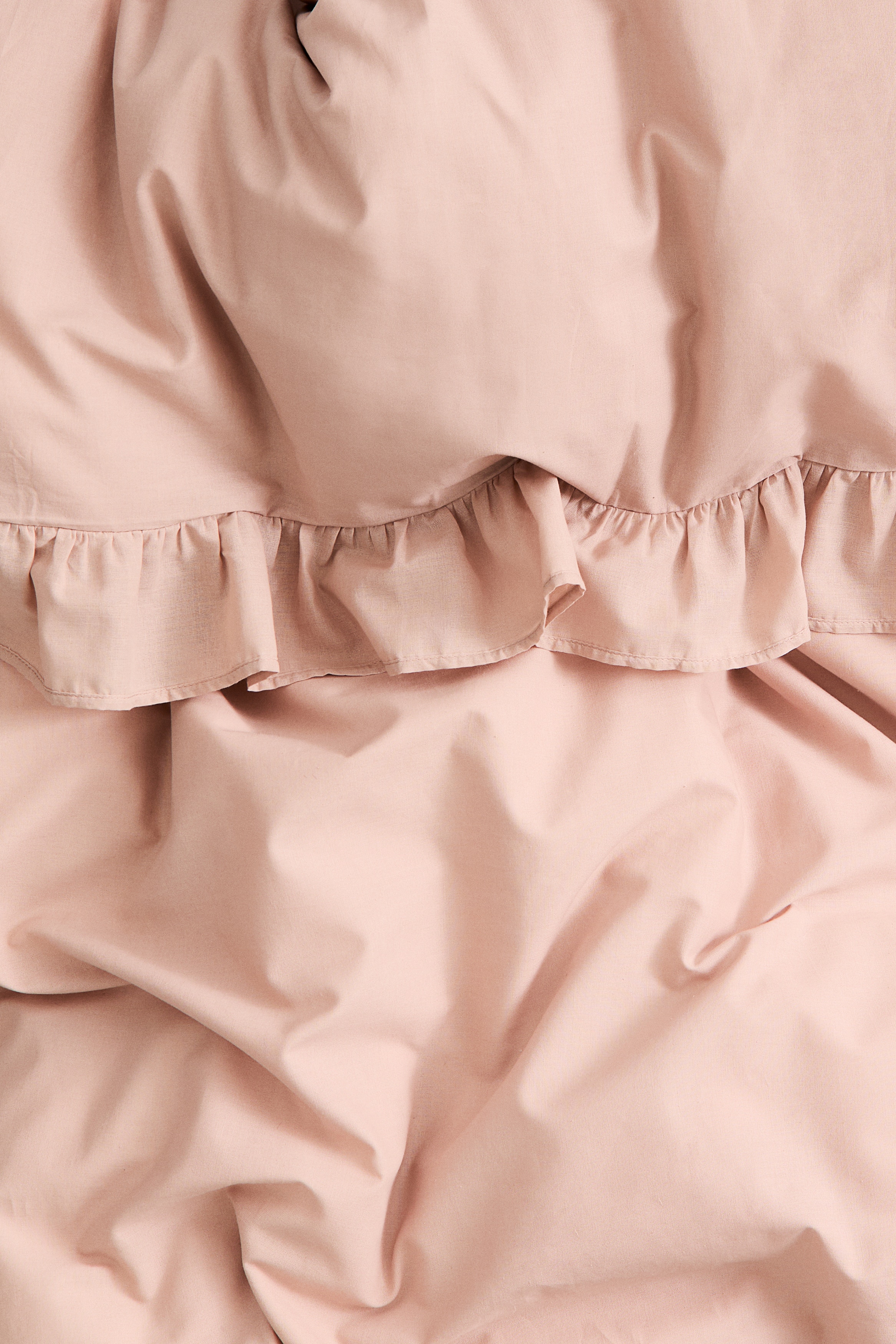 Flounce-trim duvet cover set - Thumbnail 4