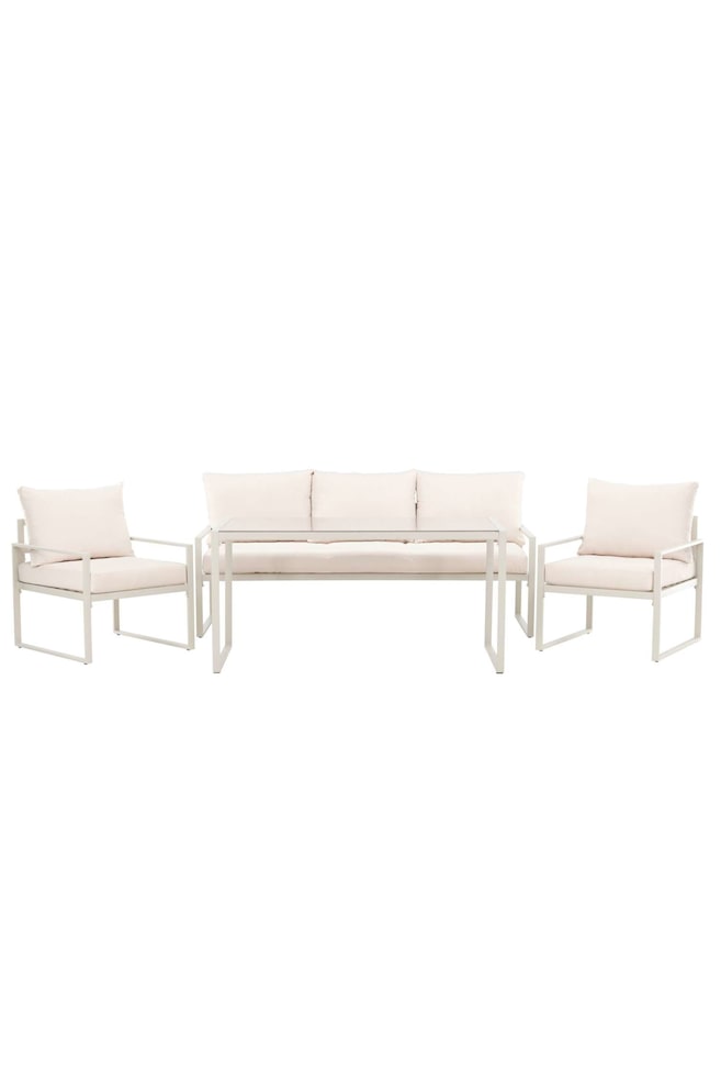 Conjunto De Sofá Catania - Acero, Beige/Acero, Negro - 1