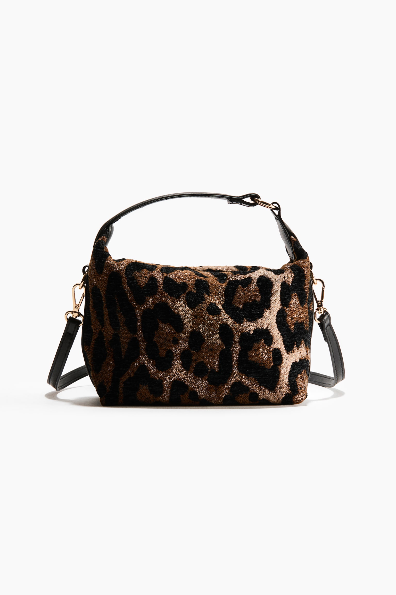 Crossbody bag - Dark beige/Leopard print