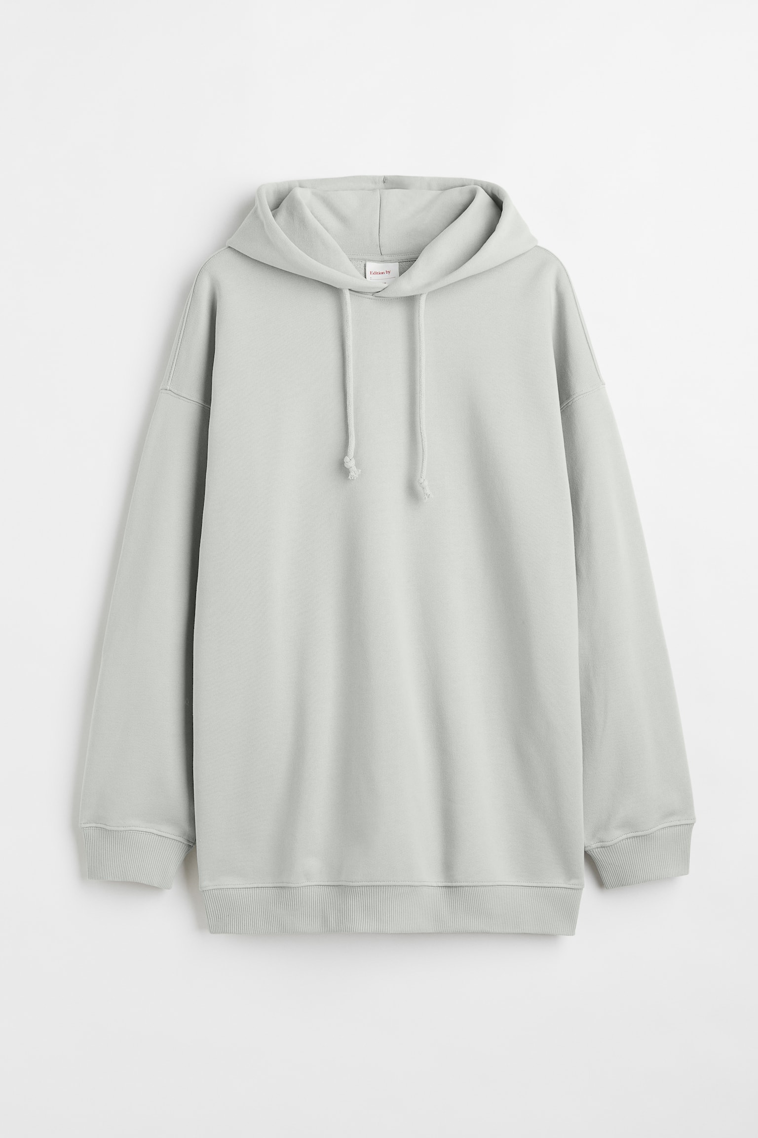 Cotton hoodie - Pale sage green - 1