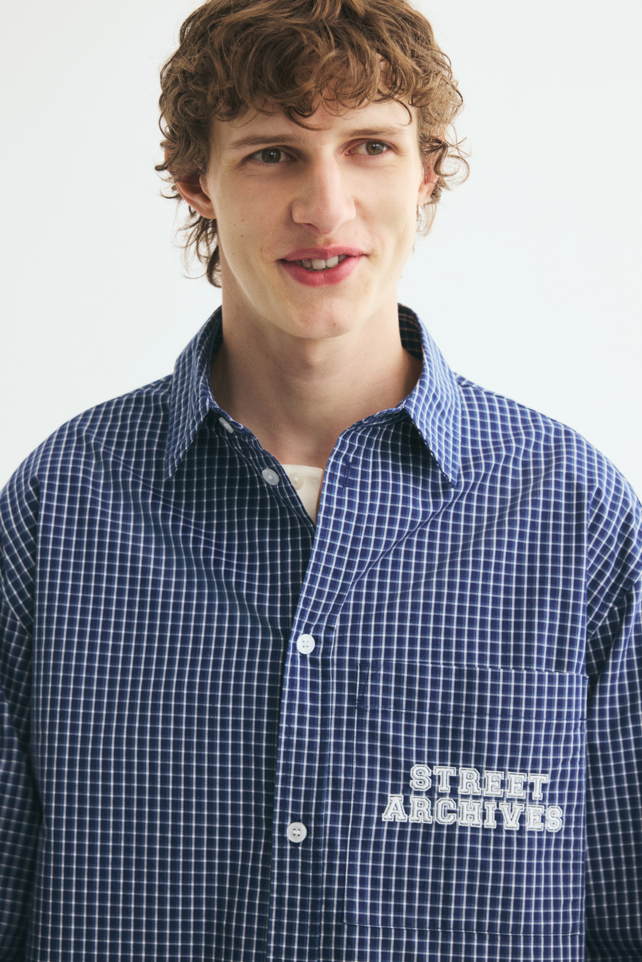 Relaxed-Fit Printed Cotton Poplin Shirt