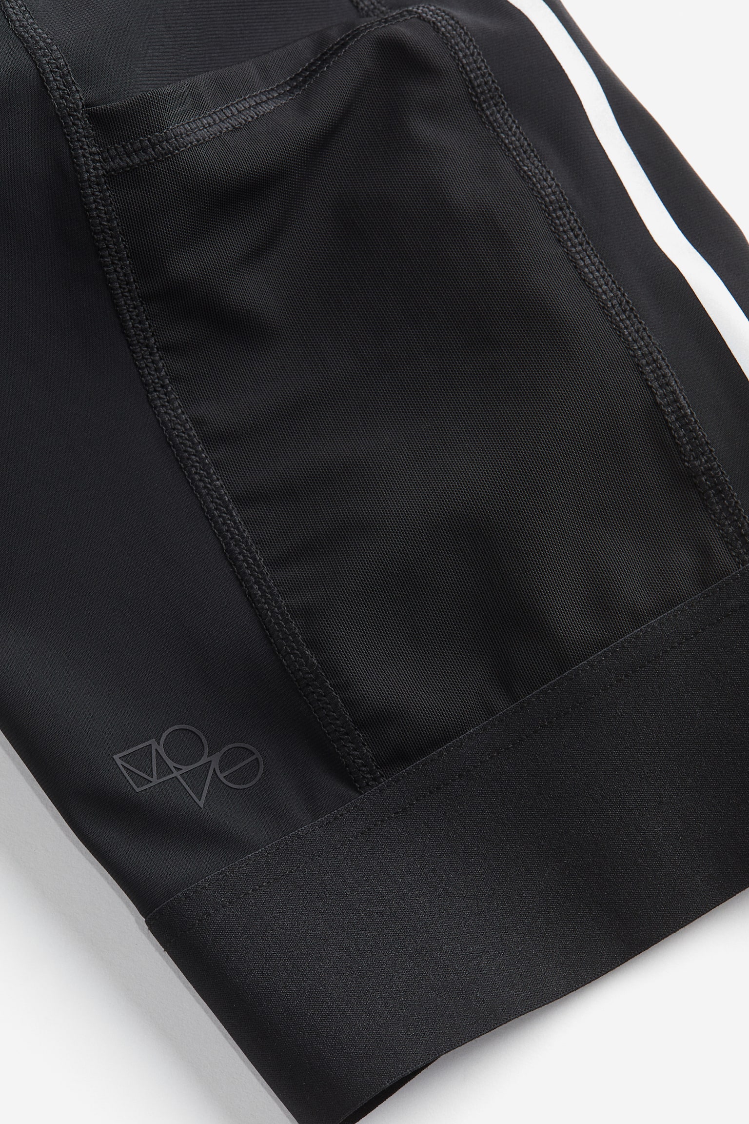 Cycling shorts in DryMove™ - Black/Brown/Coral/Black - 6