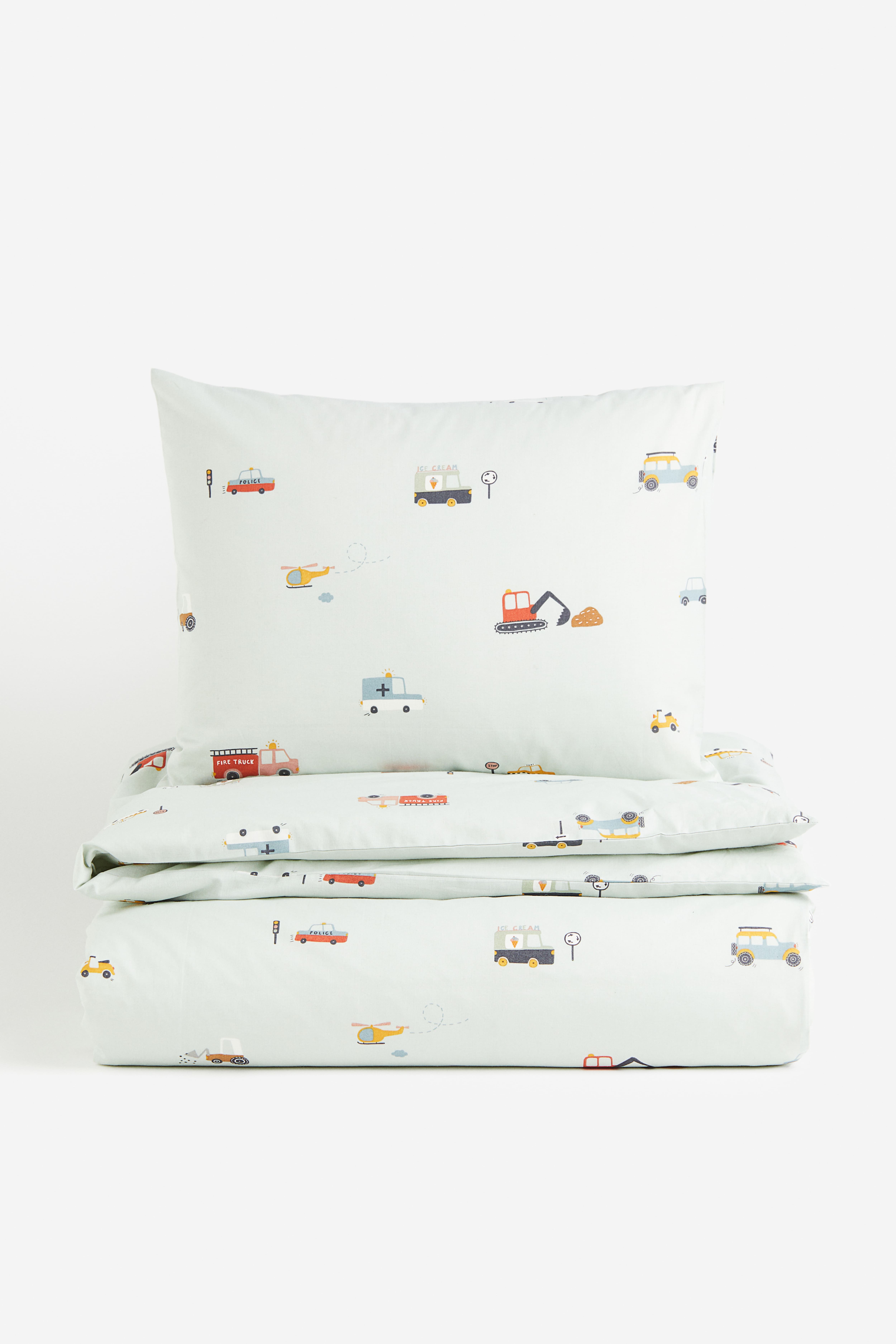 Patterned Twin Duvet Cover Set