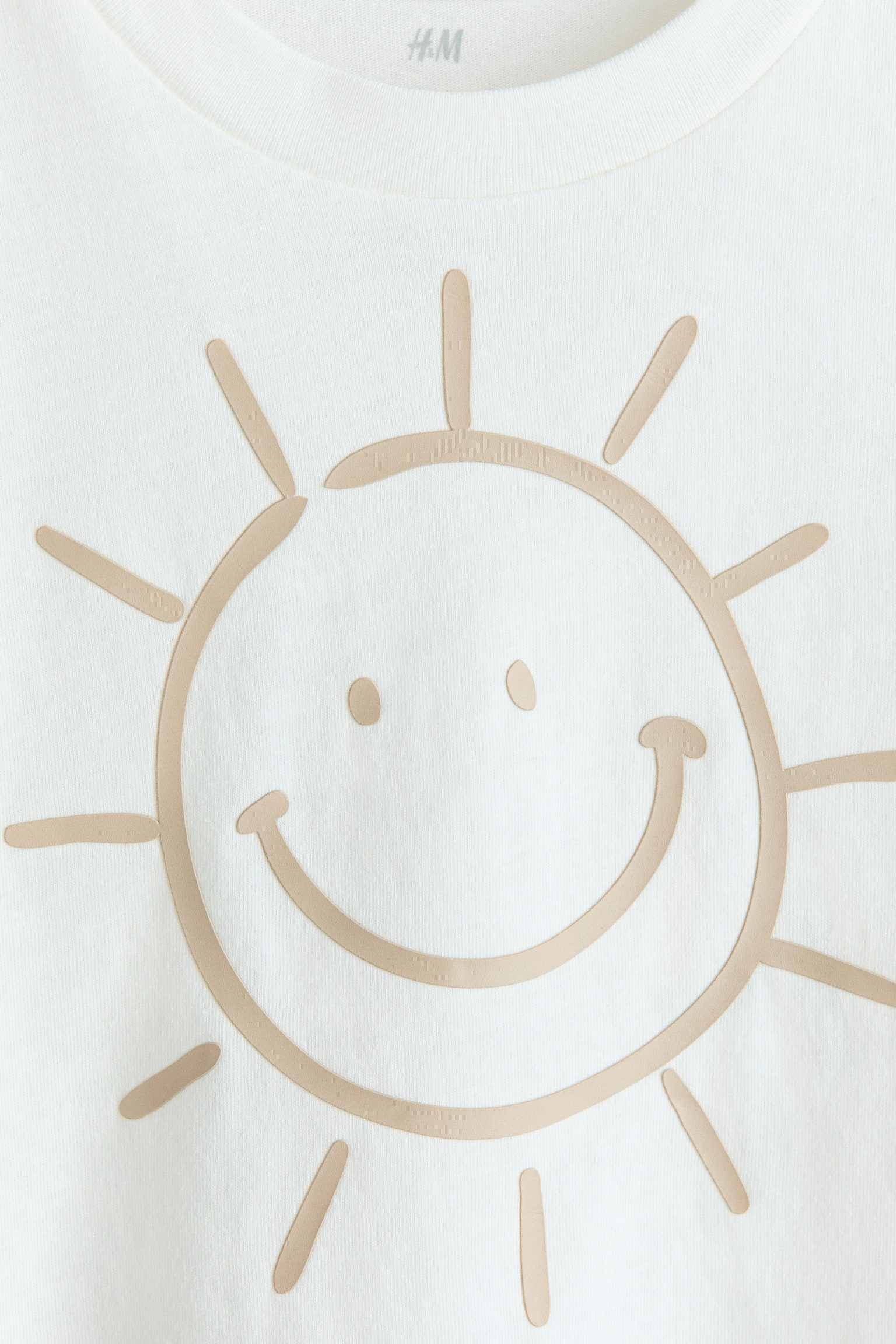 T-shirt i bomuld med trykt motiv - Hvid/Sol/Grøn/T-Rex - 2