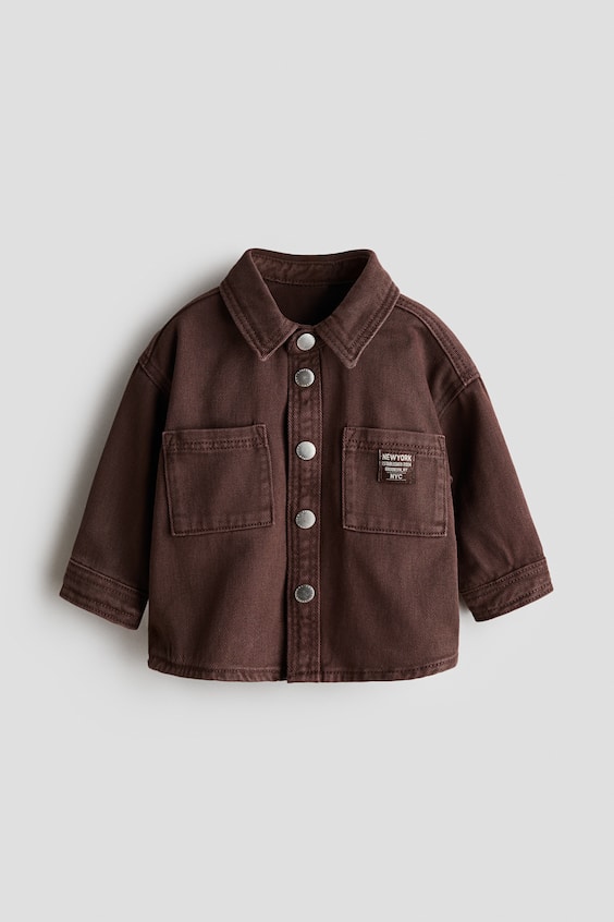 Детские топы H&M Cotton Twill Overshirt