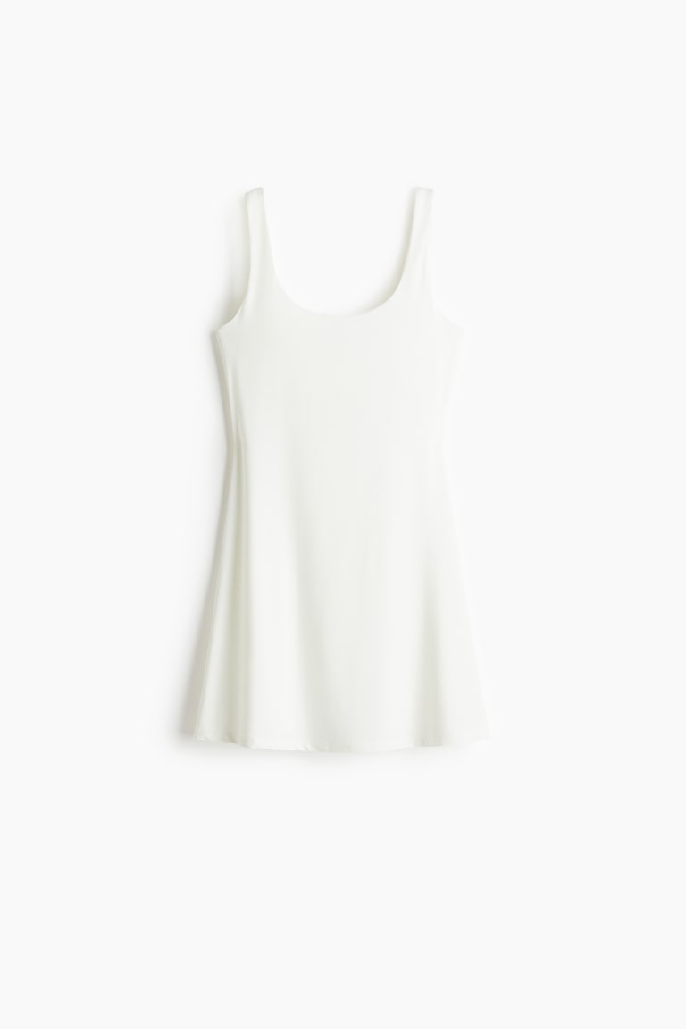 h&m sleeveless shirt dress H&M Bubble-hem shirt dress
