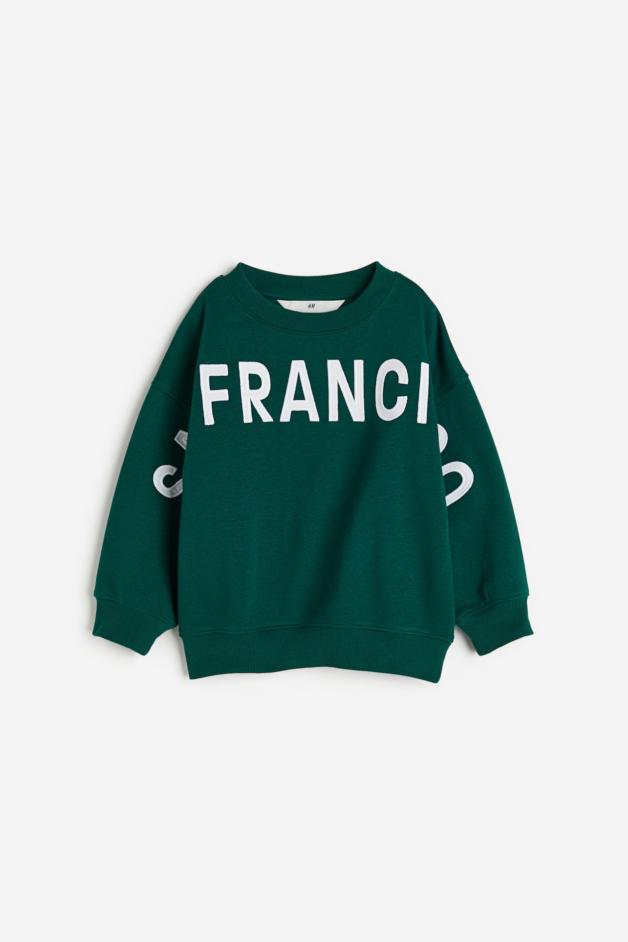 Chandail grande taille Vert foncé/San Francisco ENFANT H&M CA