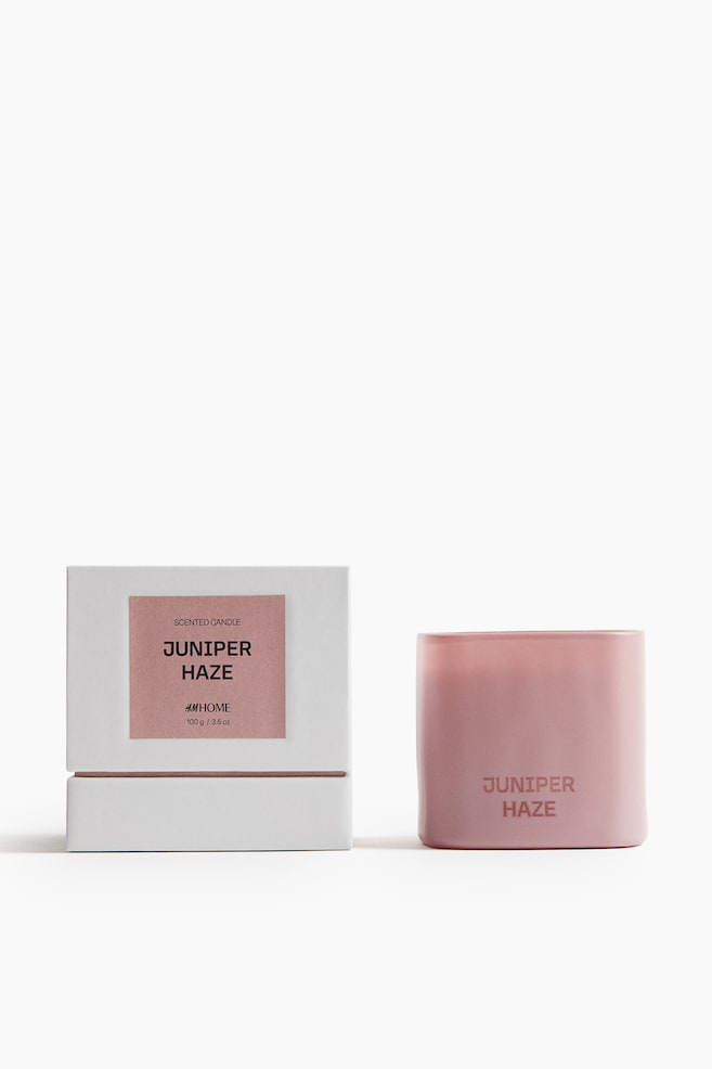 Vela aromática en recipiente de vidrio - Juniper Haze/Dark Honey/White Orchid/Golden Saffron - 1