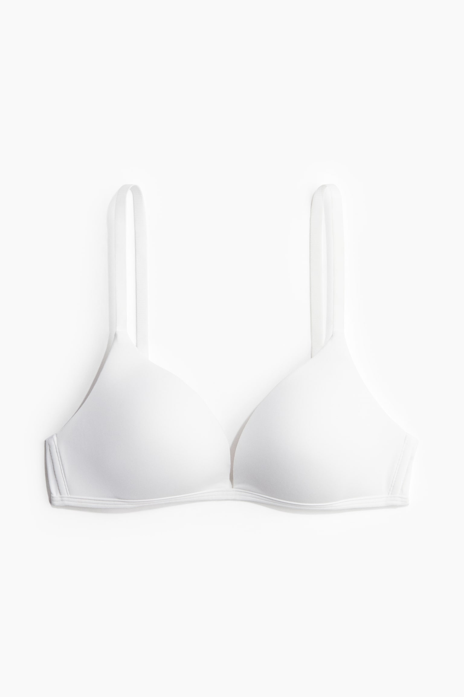 Бра Soft-Cup, уплотнённая чашка, микрофибра — H&M, цвет: Белый — фото 1