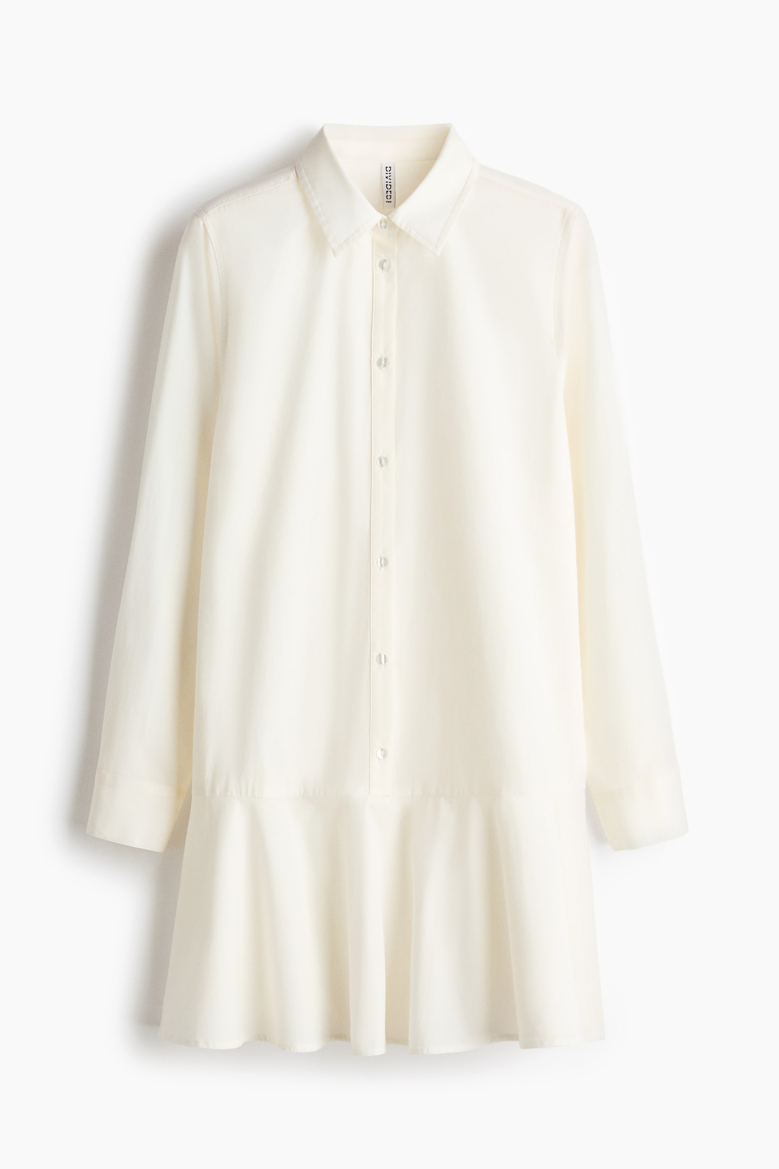 ポプリンシャツドレス - クリーム/クリーム／ストライプ - 1