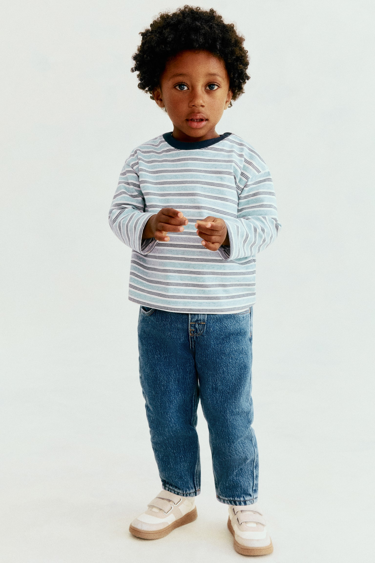 5-ficksjeans - Denimblå/Ljus denimblå - 1