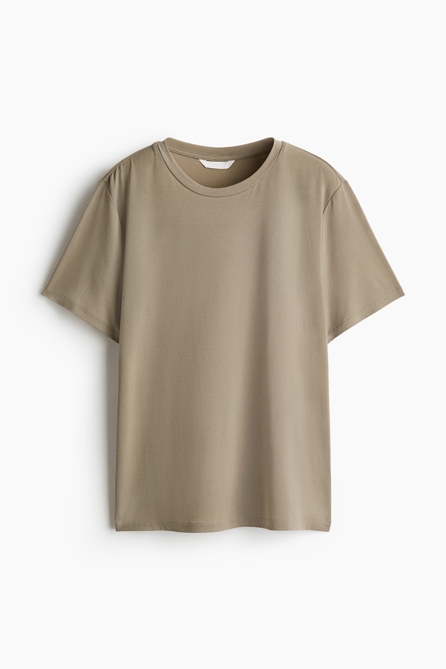 Loose-Fit T-Shirt - Light khaki green/Light pink/Dark brown - 1
