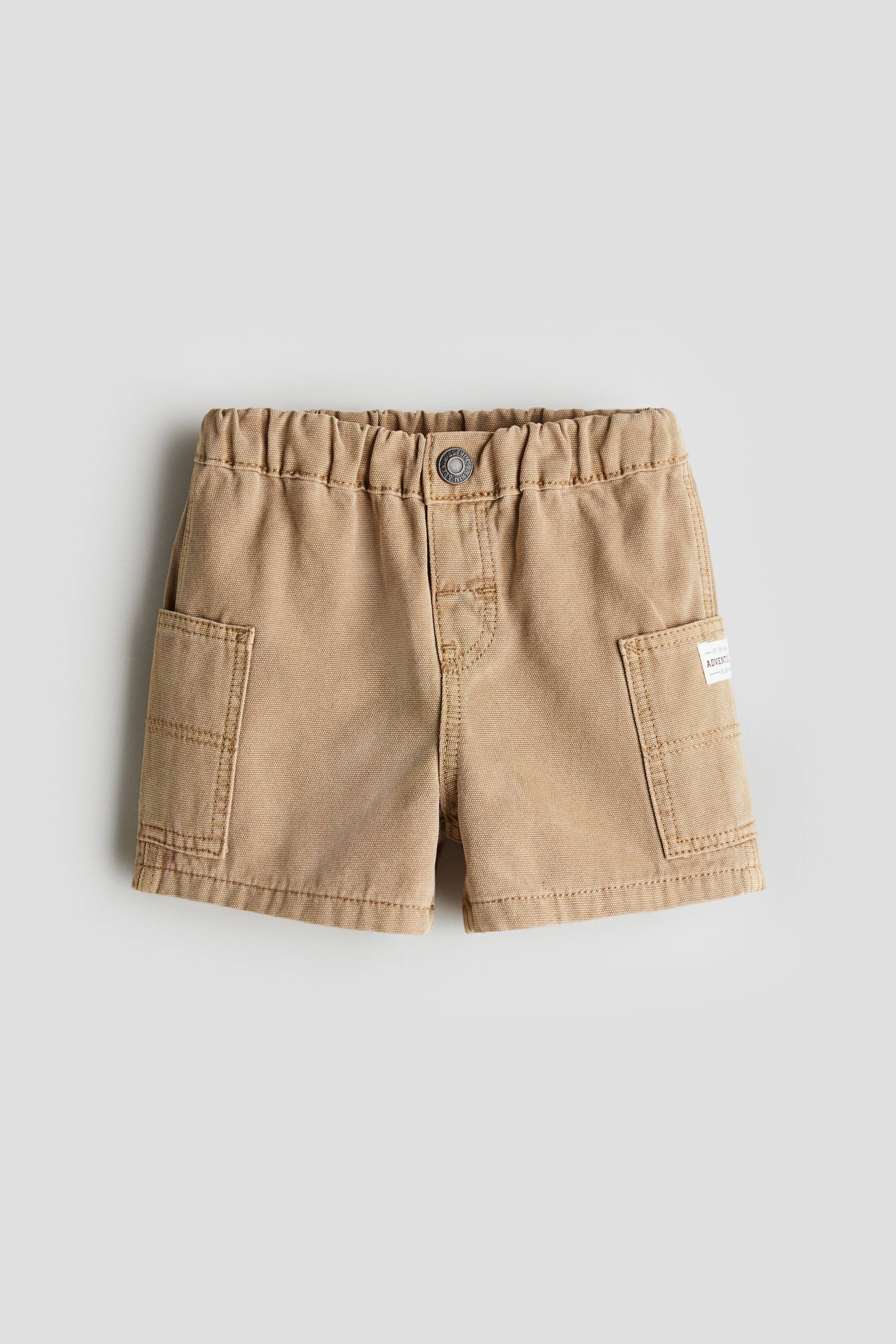 View larger image: Cotton Canvas Shorts - Beige - Kids | H&M US 1
