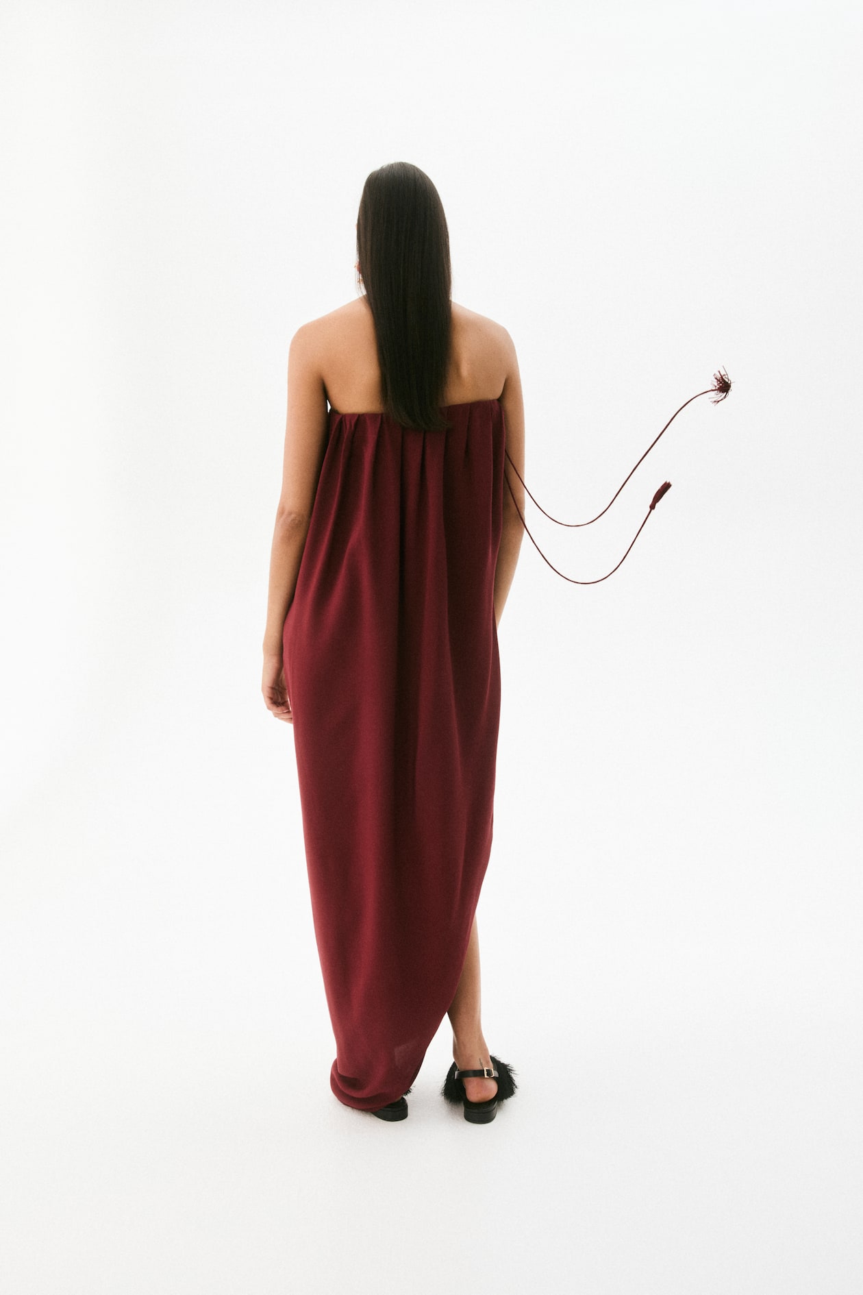 Draped Bandeau Dress - image 2