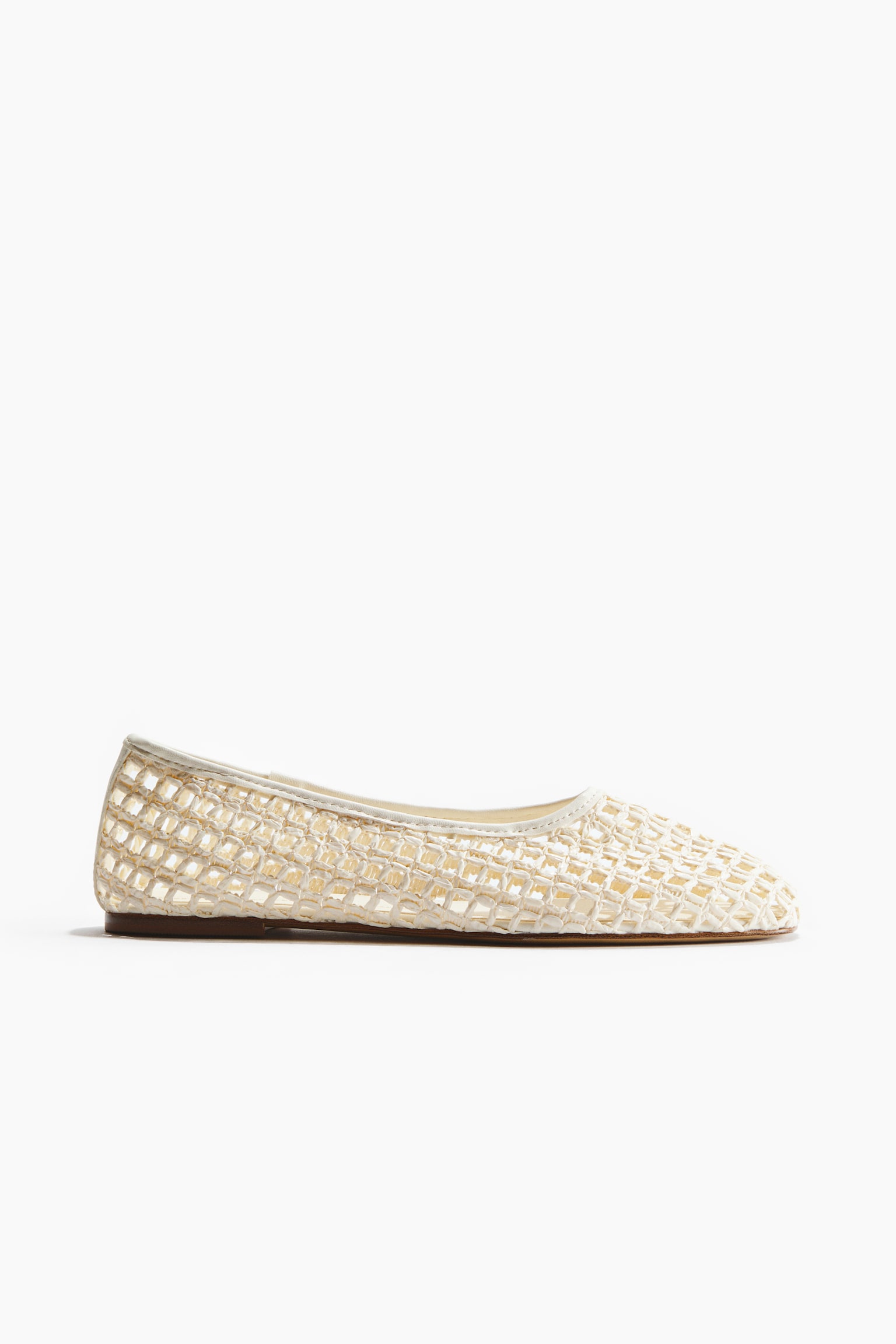 Straw ballet flats - 4