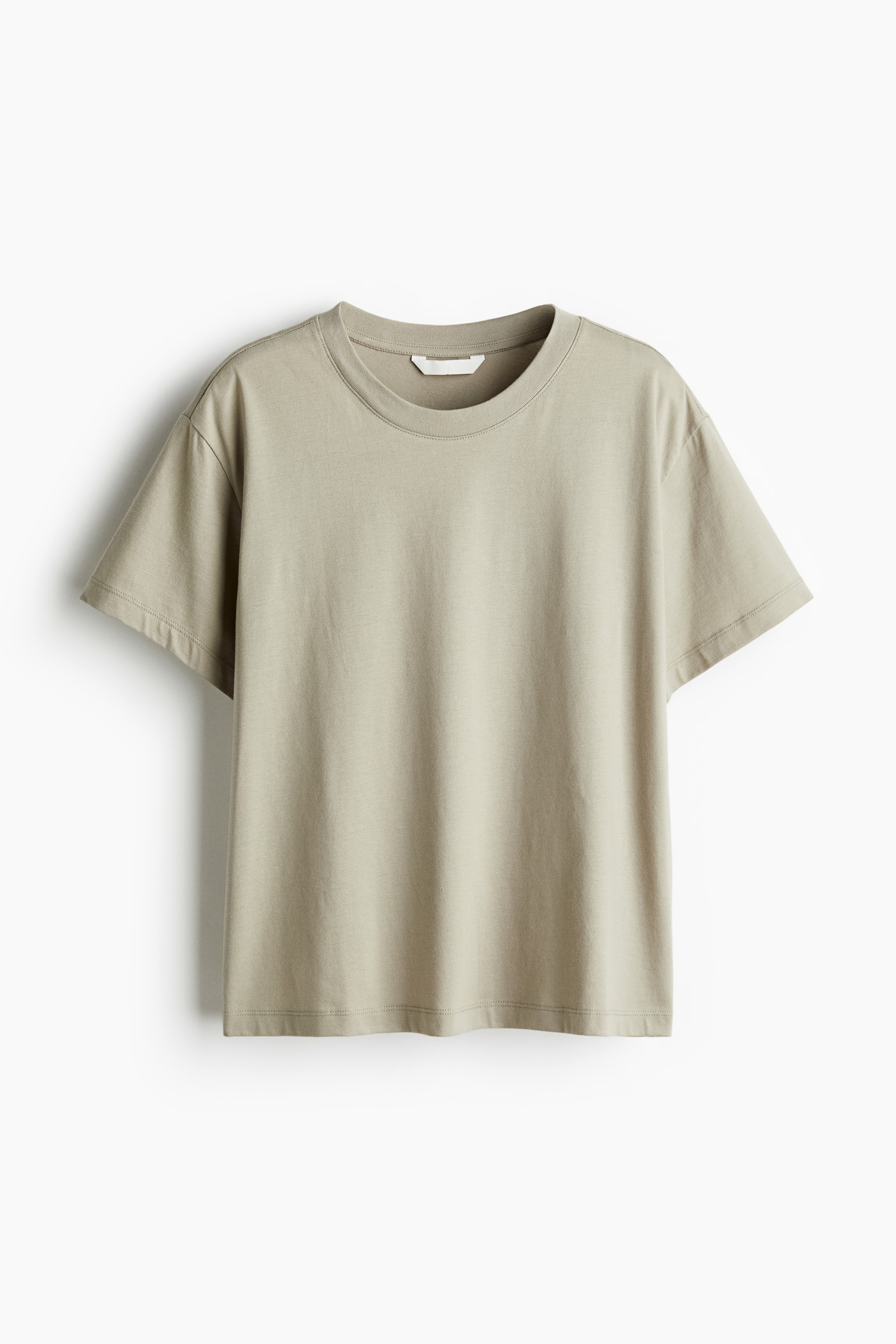 Cotton T-shirt - Light khaki green/White/Dark beige/Dark grey/Black/Light grey marl/Powder pink/Beige/Dark beige - 2