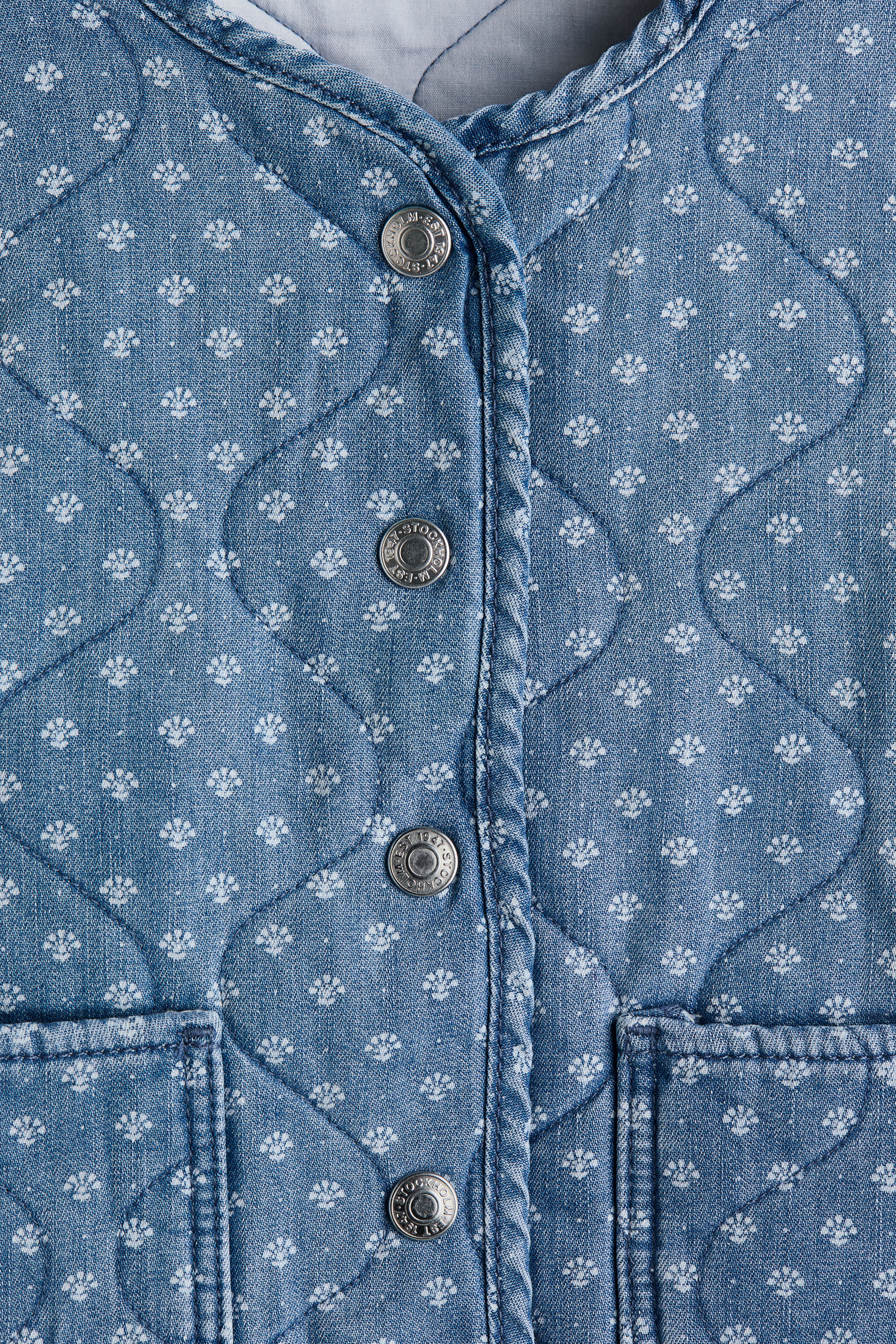Quilted Denim Jacket