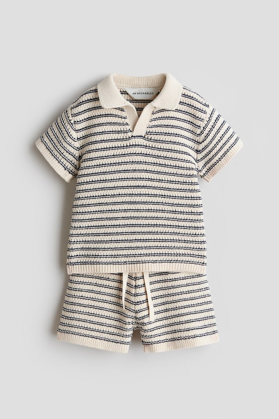 Детские топы H&M 2-Piece Cotton-Knit Set