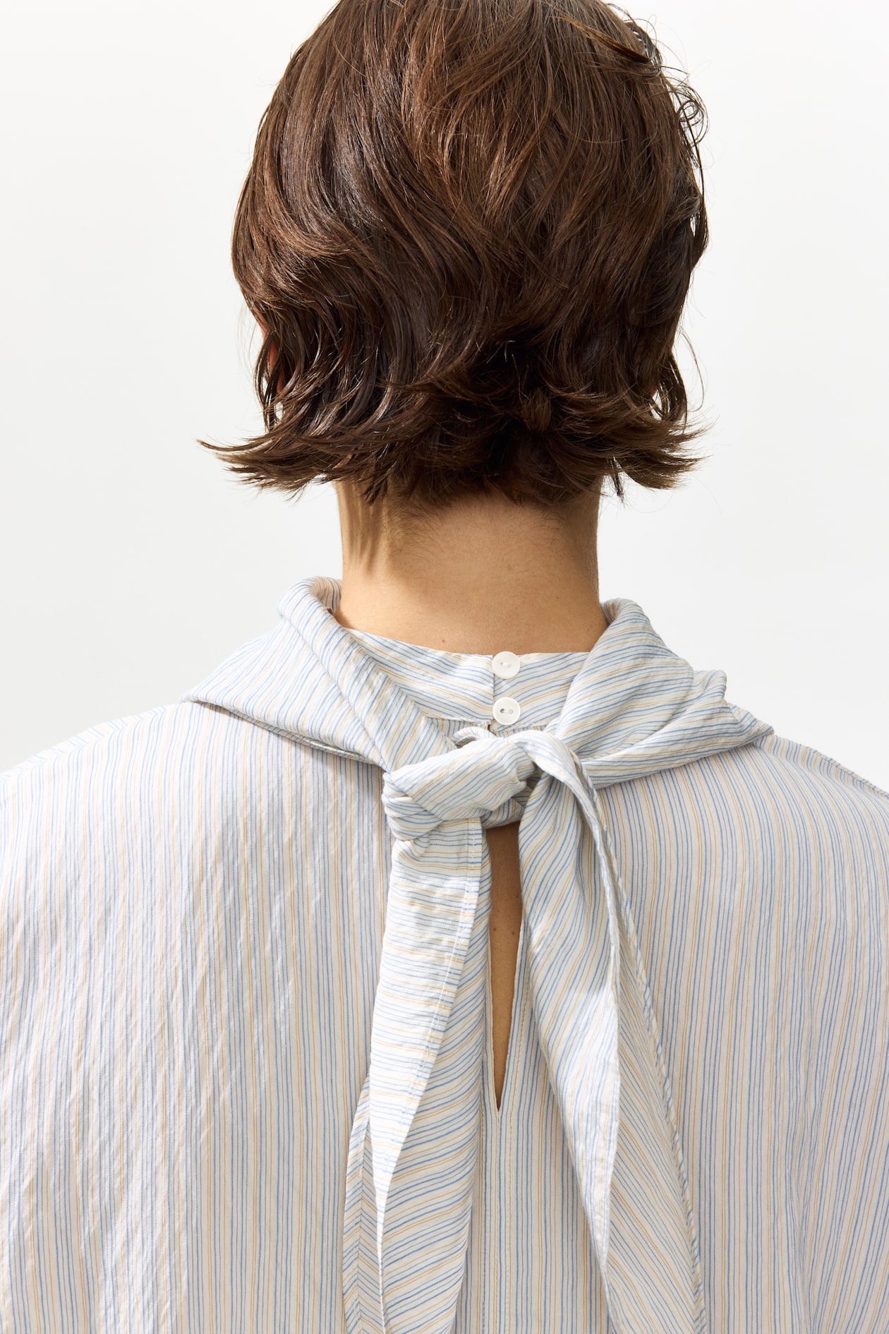 Blouse with Scarf - image 2