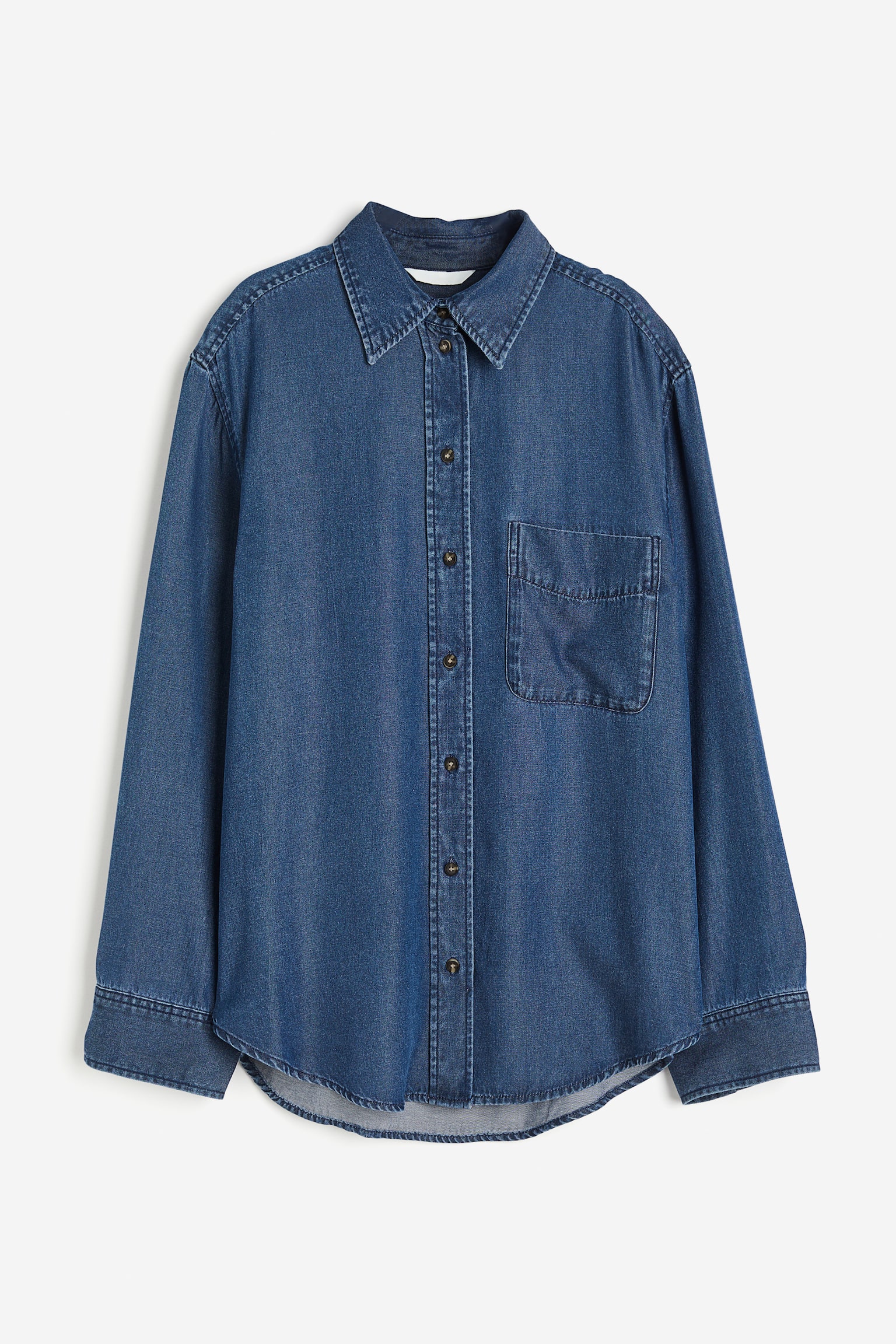 Lyocell Denim Shirt - Denim blue - 2