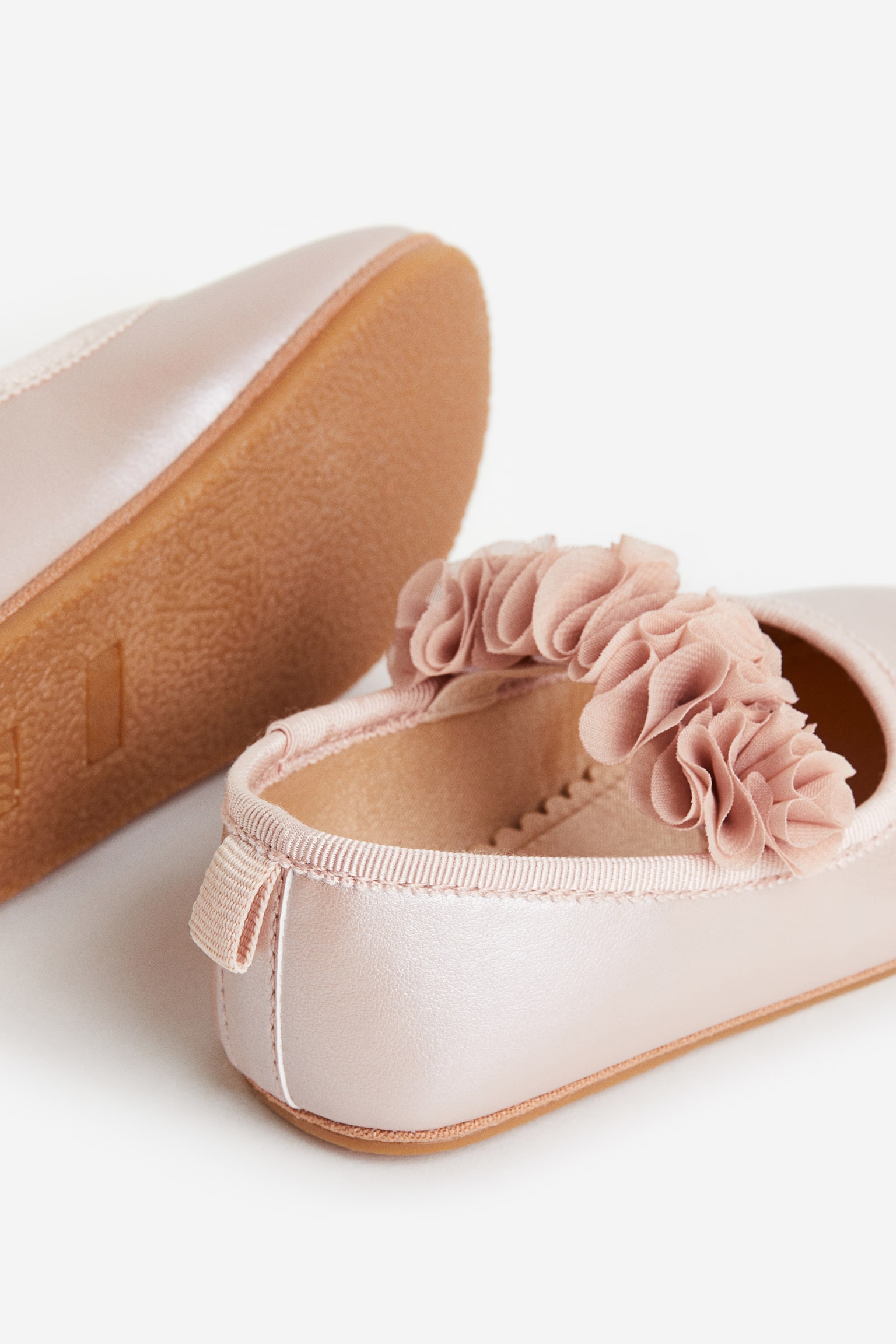 Ballet Flats - Pink/Flowers - 3