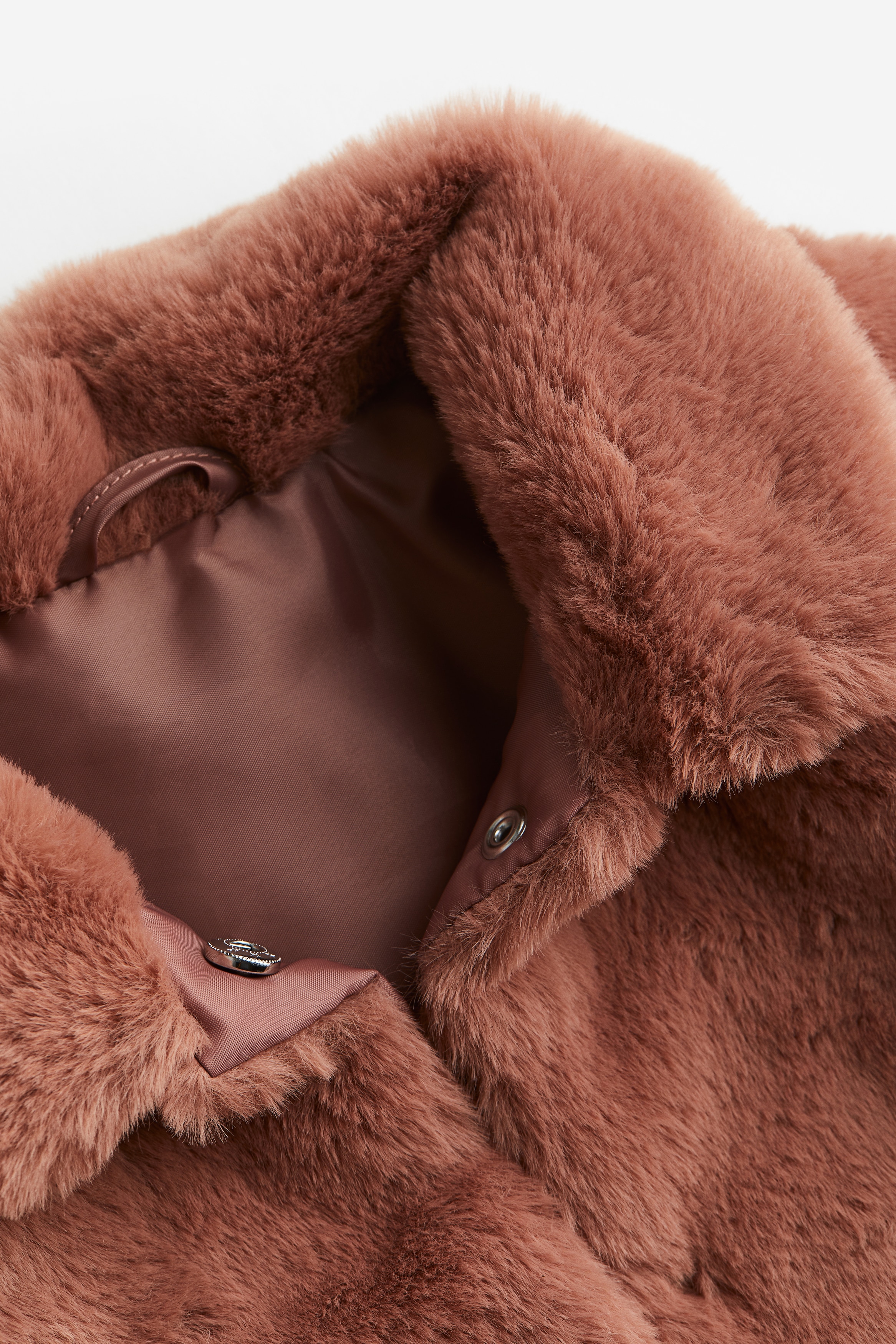 Fluffy Jacket - Dark beige-pink - Kids | H&M US