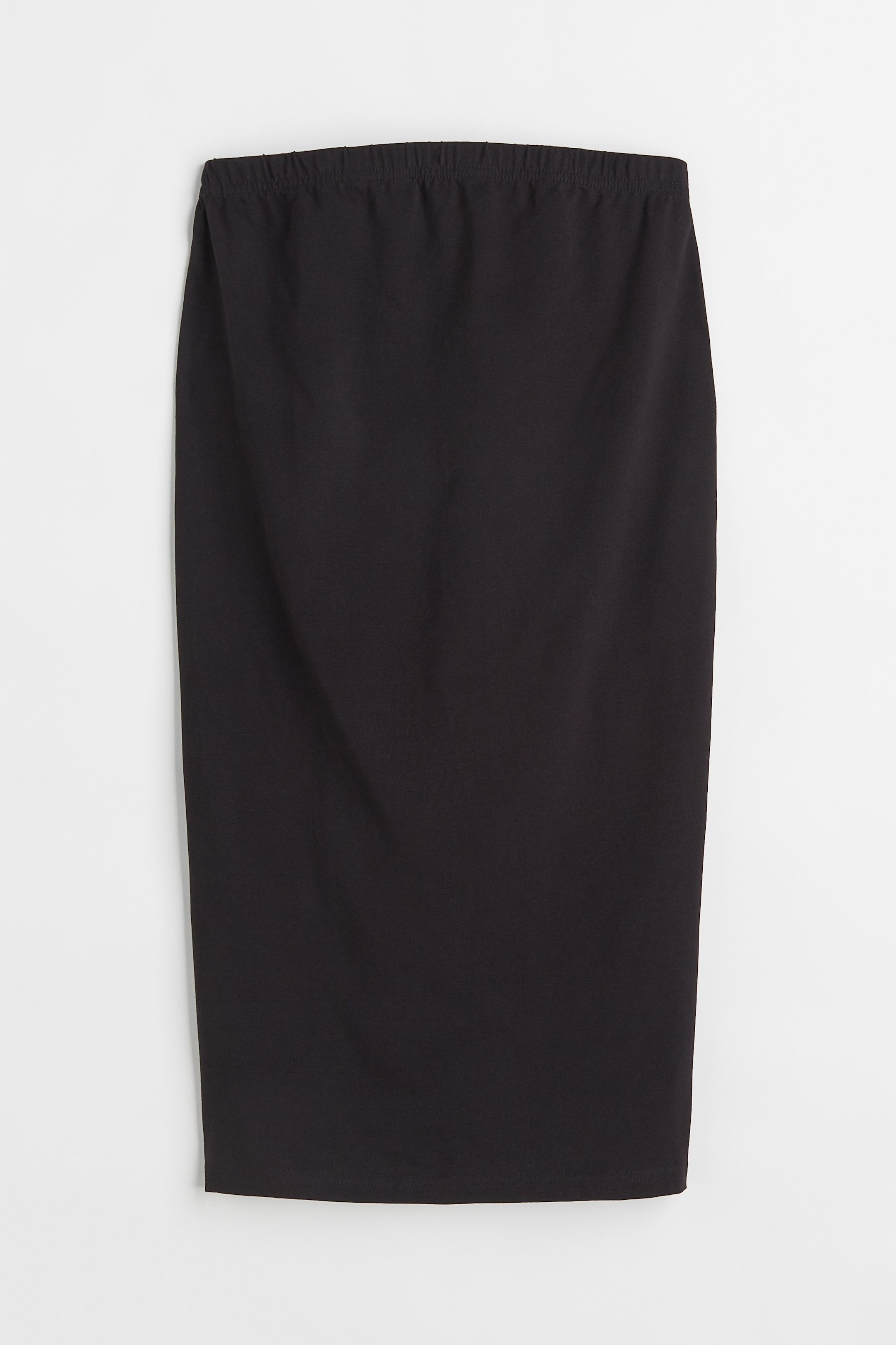 MAMA Cotton Jersey Skirt - High waist - Midi - Black - Ladies | H&M US