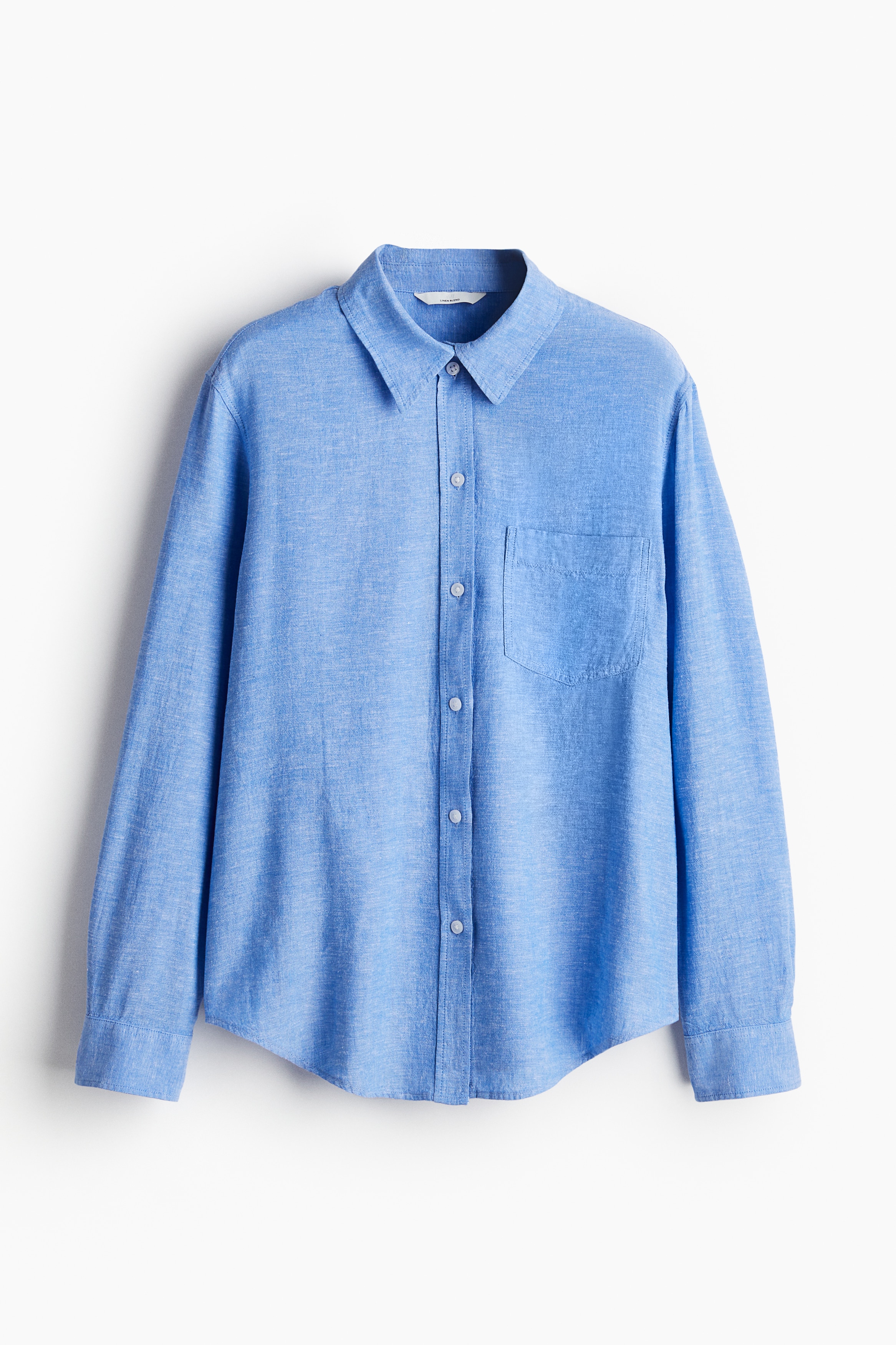 h and m linen blend shirt