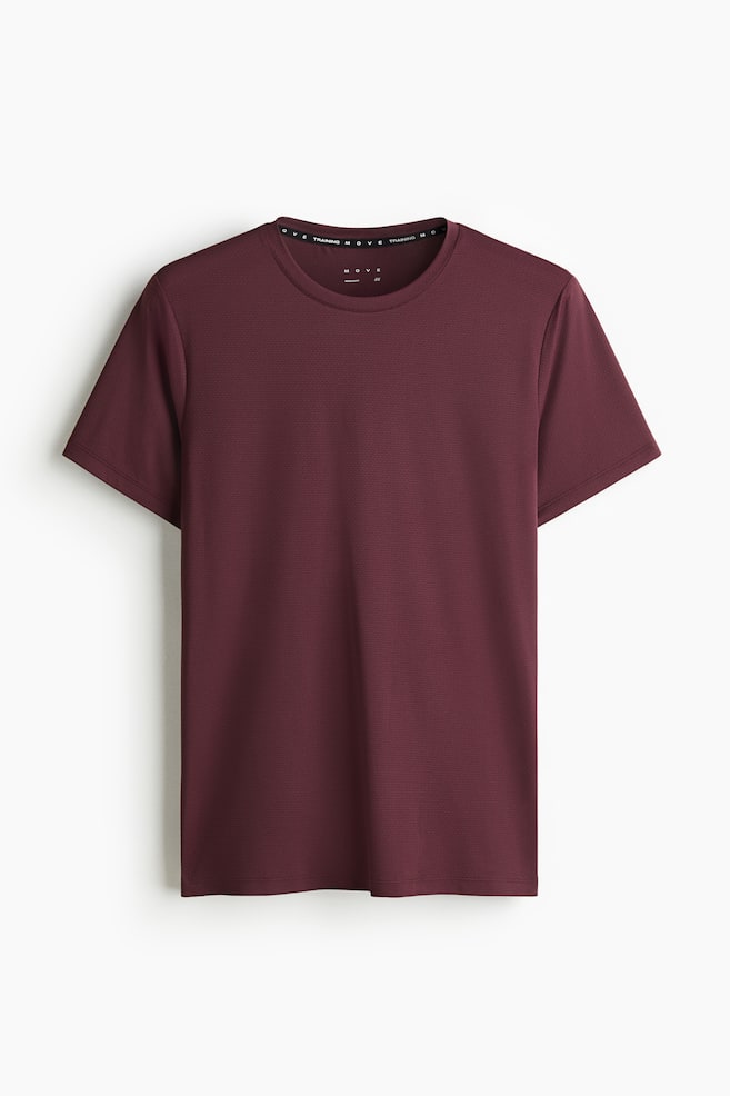 Mesh Sports T-Shirt with DryMove™ - Light burgundy/Light taupe/Chocolate plum/Teal/Brown/White/Black/Matcha green/Gray melange/Natural white/Beige/Gray melange - 1